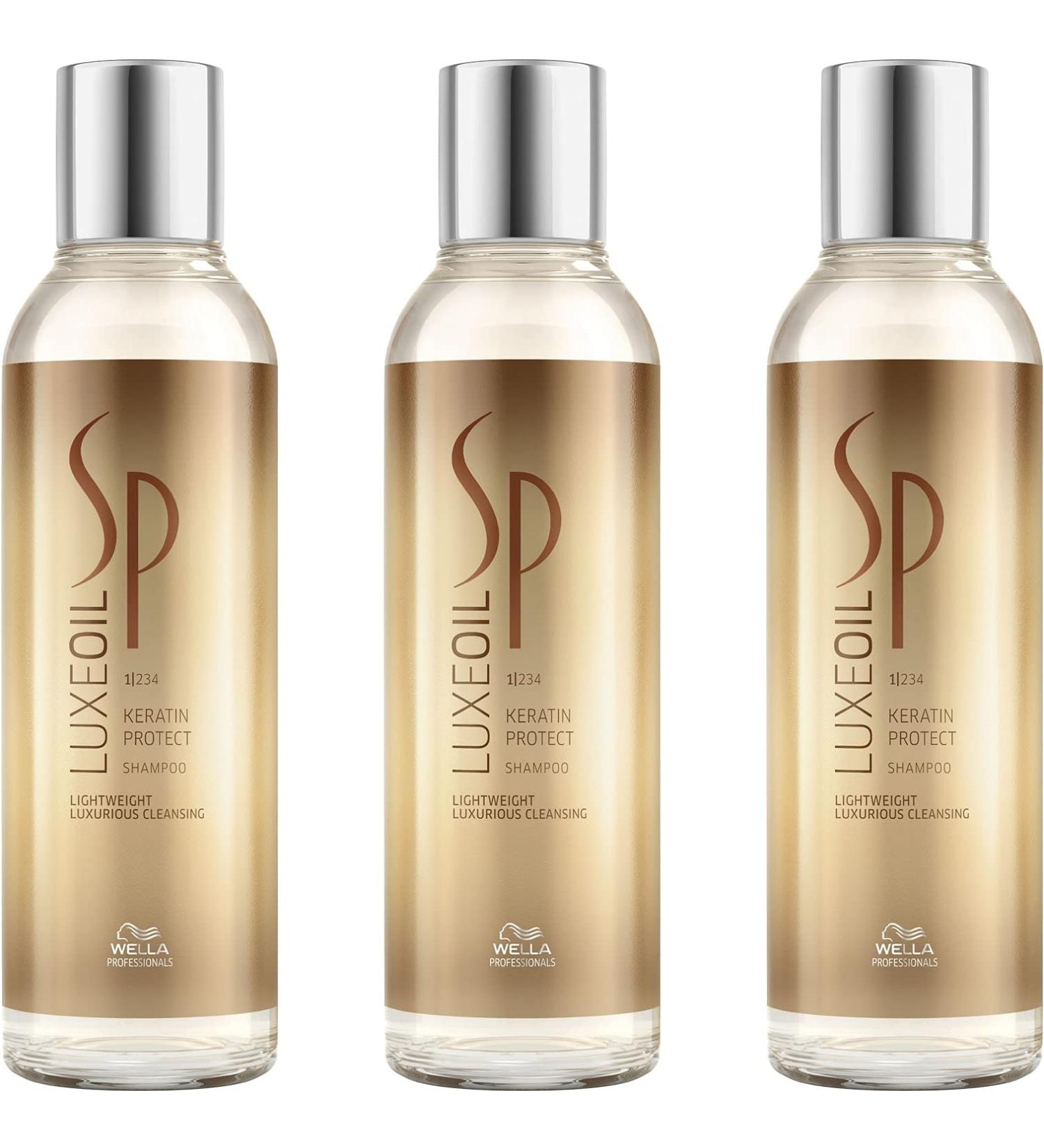 WELLA PROFESSIONALS Wella SP Luxe Oil Keratin Protect Shampoo 3 x 200 ml