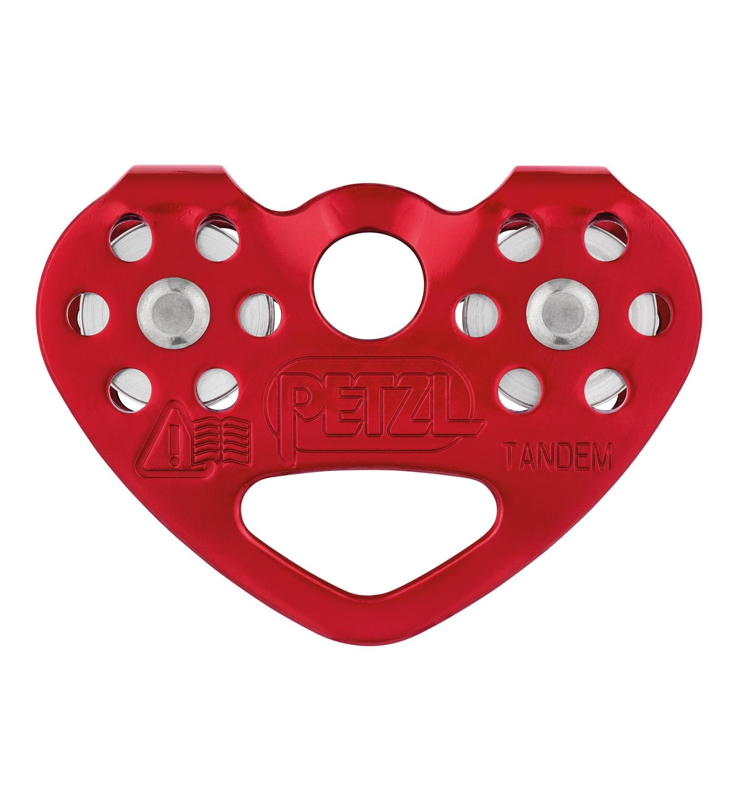 Petzl Roll Tandem Red - High-Performance Tandem Pulley for International Shipping | Buy Now - Buy Online on GoSupps.com
