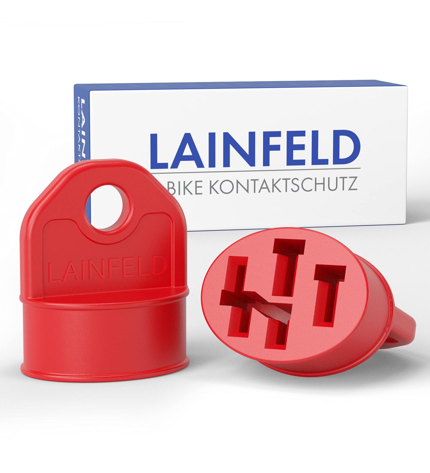 Lainfeld Contact Protection Cover for Bosch E-Bike | 2 Set Red | Waterproof Charging Cable PIN Cover | E-Bike Battery Accessories  - Buy Online on GoSupps.com