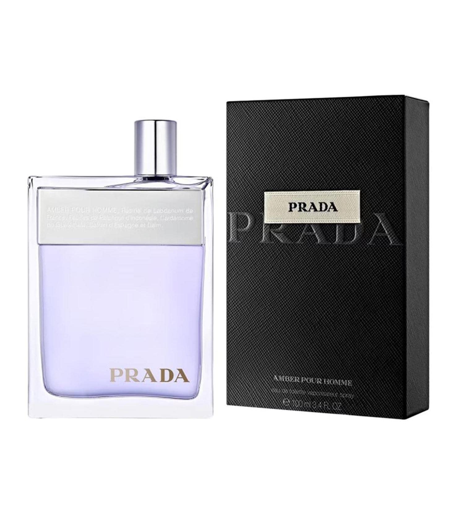 Prada Amber Pour Homme Eau De Toilette Spray 100ml/3.4oz Orange 1 Ounce (Pack of 1)