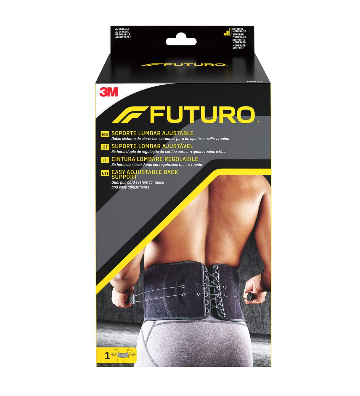 Faja Lumbar Ajustable Futuro T-Unica - Alivio de Dolor de Espalda | Env o Internacional - Buy Online on GoSupps.com