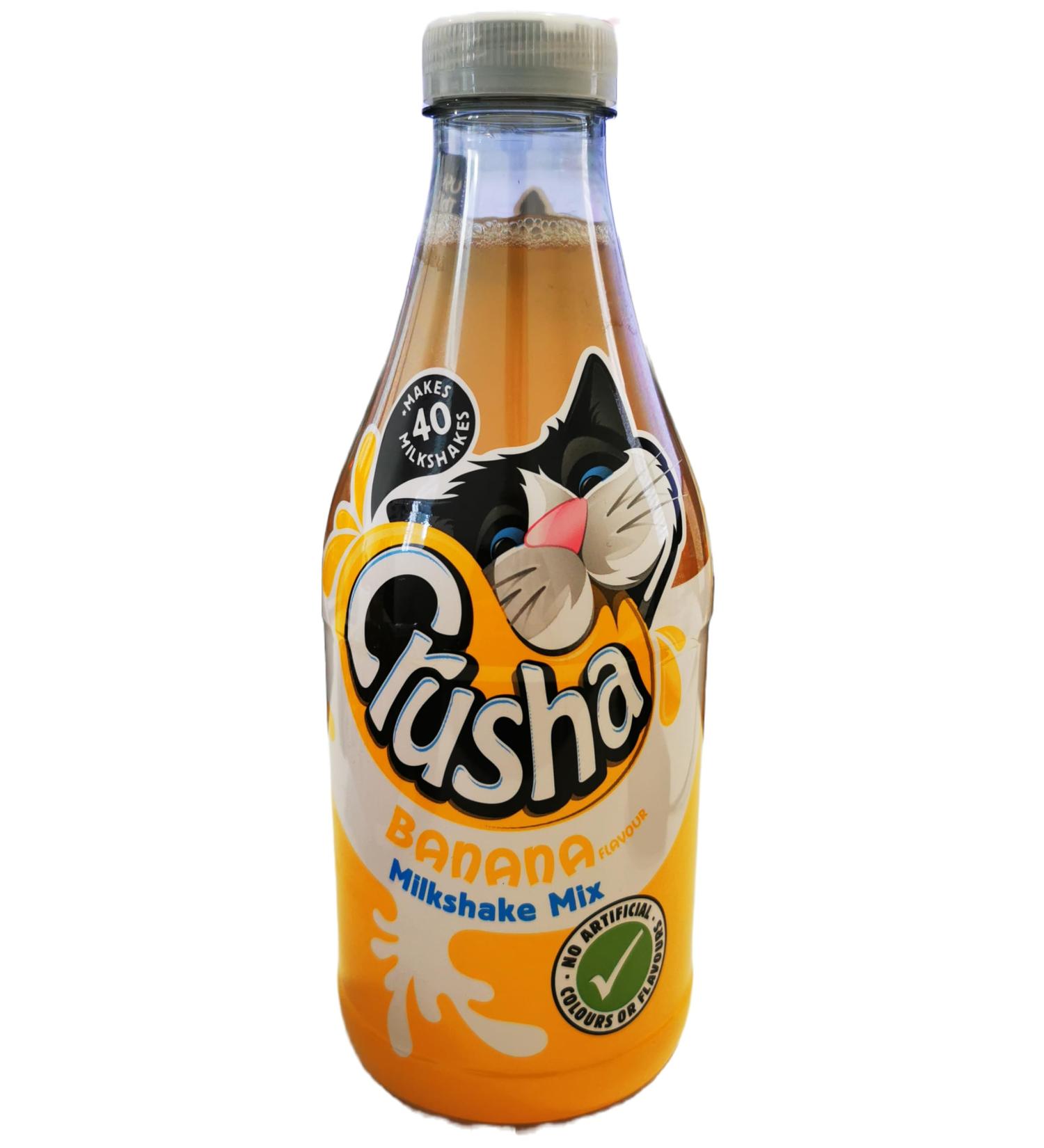 Crusha Milk Shake Syrup 1ltr (Banana 1) Banana 1.00 l (Pack of 1)
