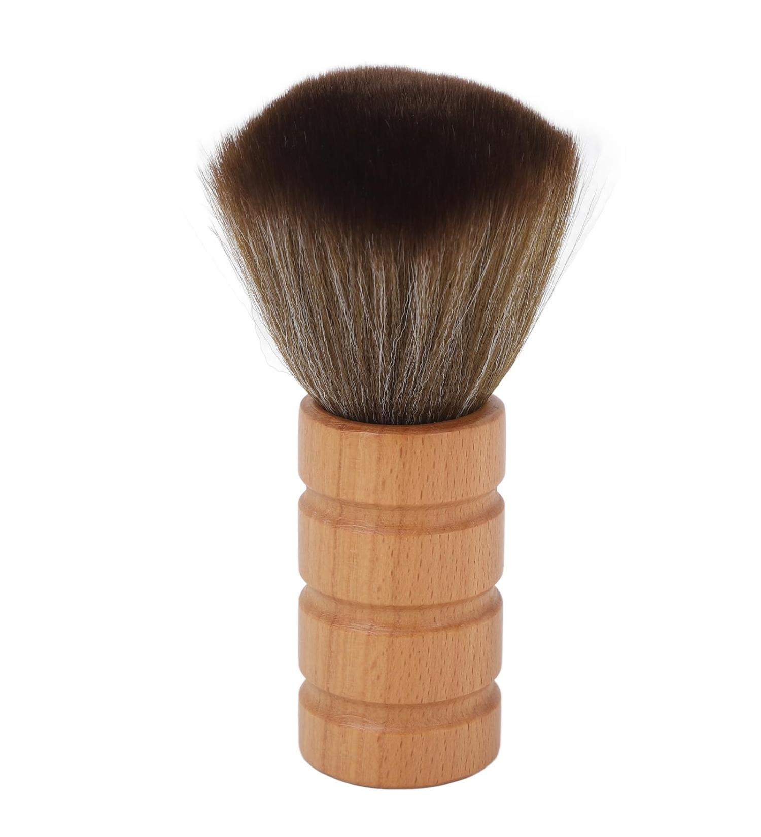 Razor Brush with Wooden Handle & Nylon Bristles - Ergonomic Design for Gentle Shaving & Versatile Hair Care | International Shipping Available - Buy Online on GoSupps.com
