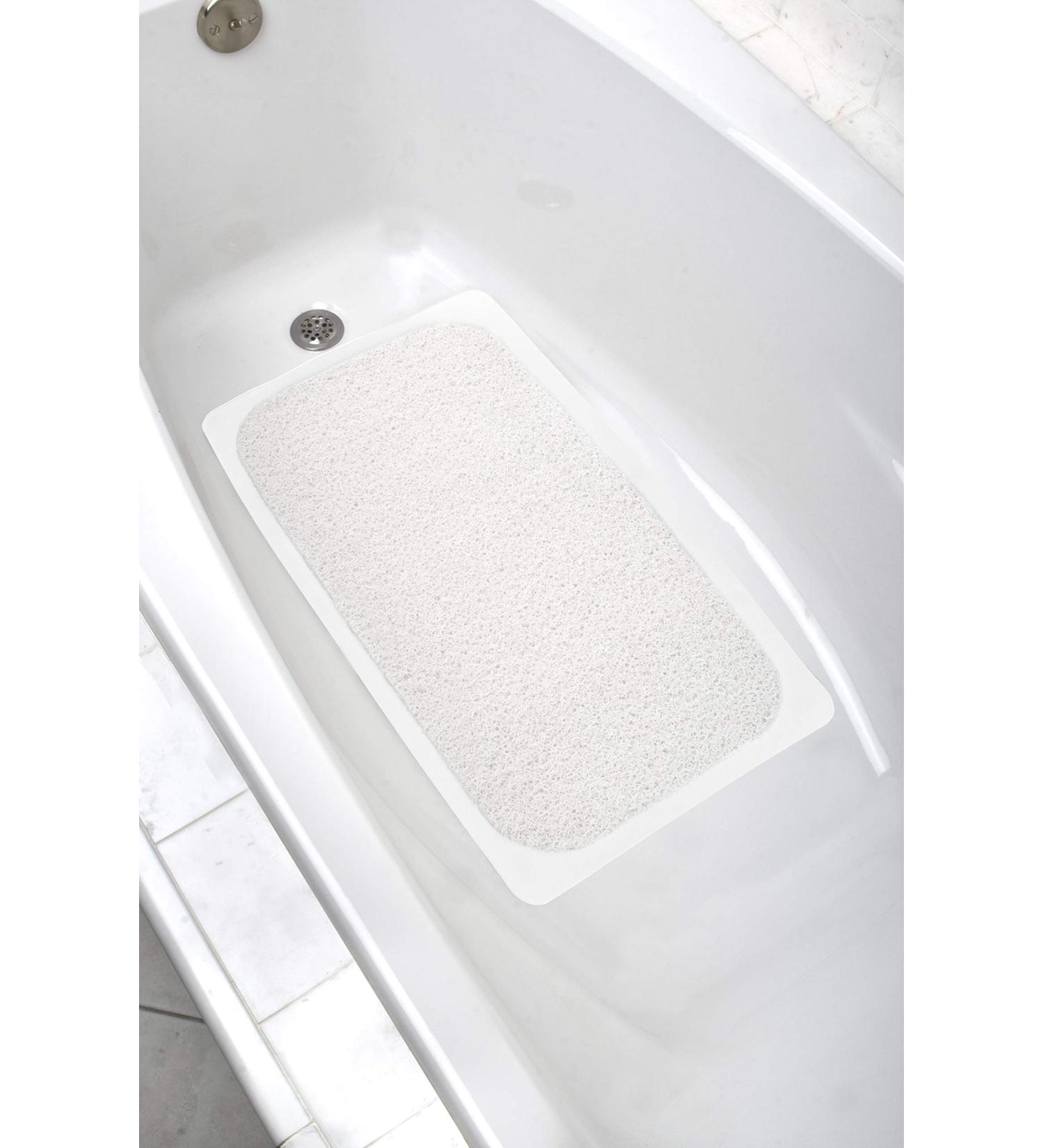 Zenna Home Ultimate Loofah Tub Mat - White - 29 x 17 - Buy Online on GoSupps.com