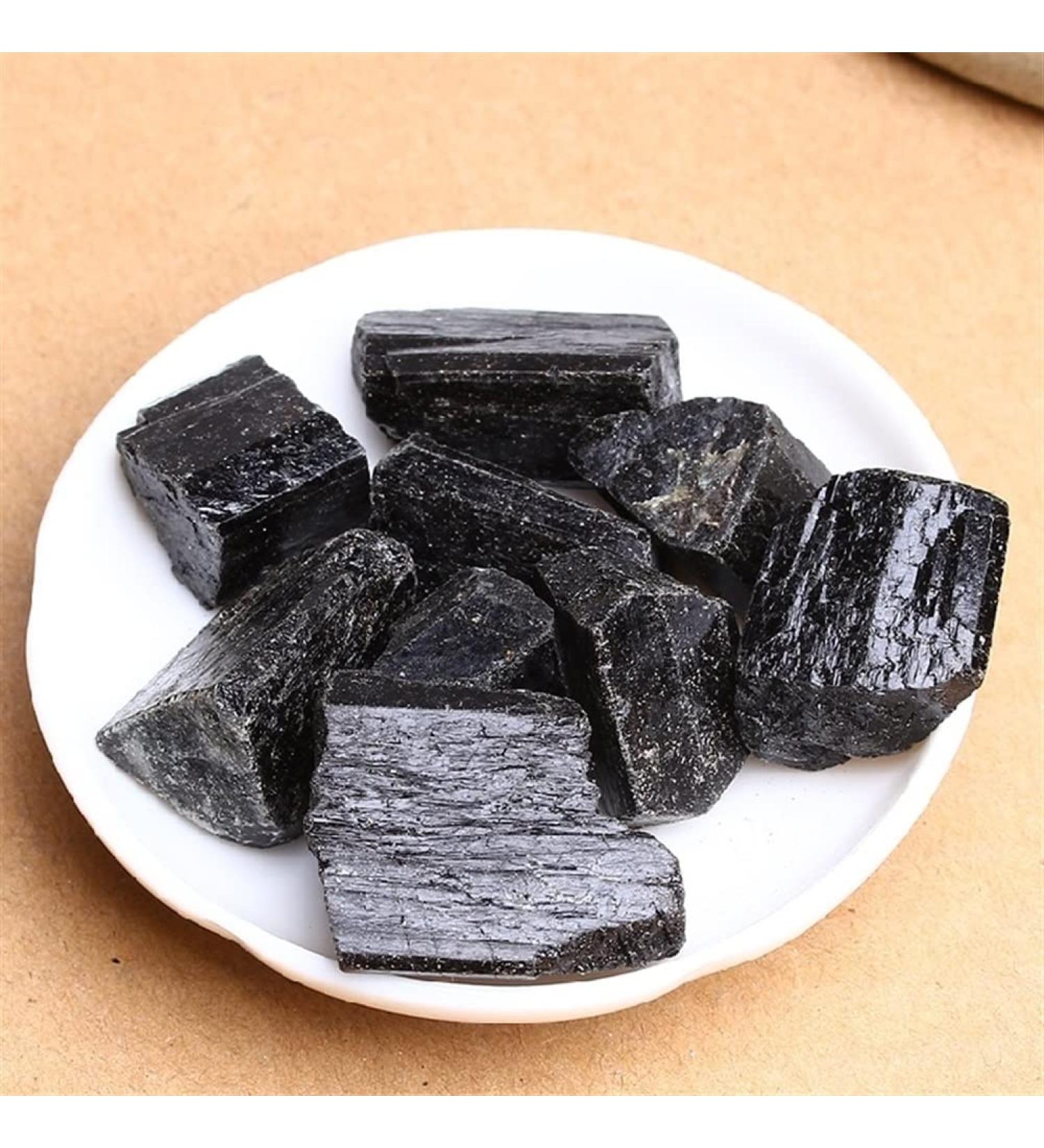 Crystal 100g Stone Natural Black Tourmaline Crystal Rough Stone Crystal Specimen - Buy Online on GoSupps.com