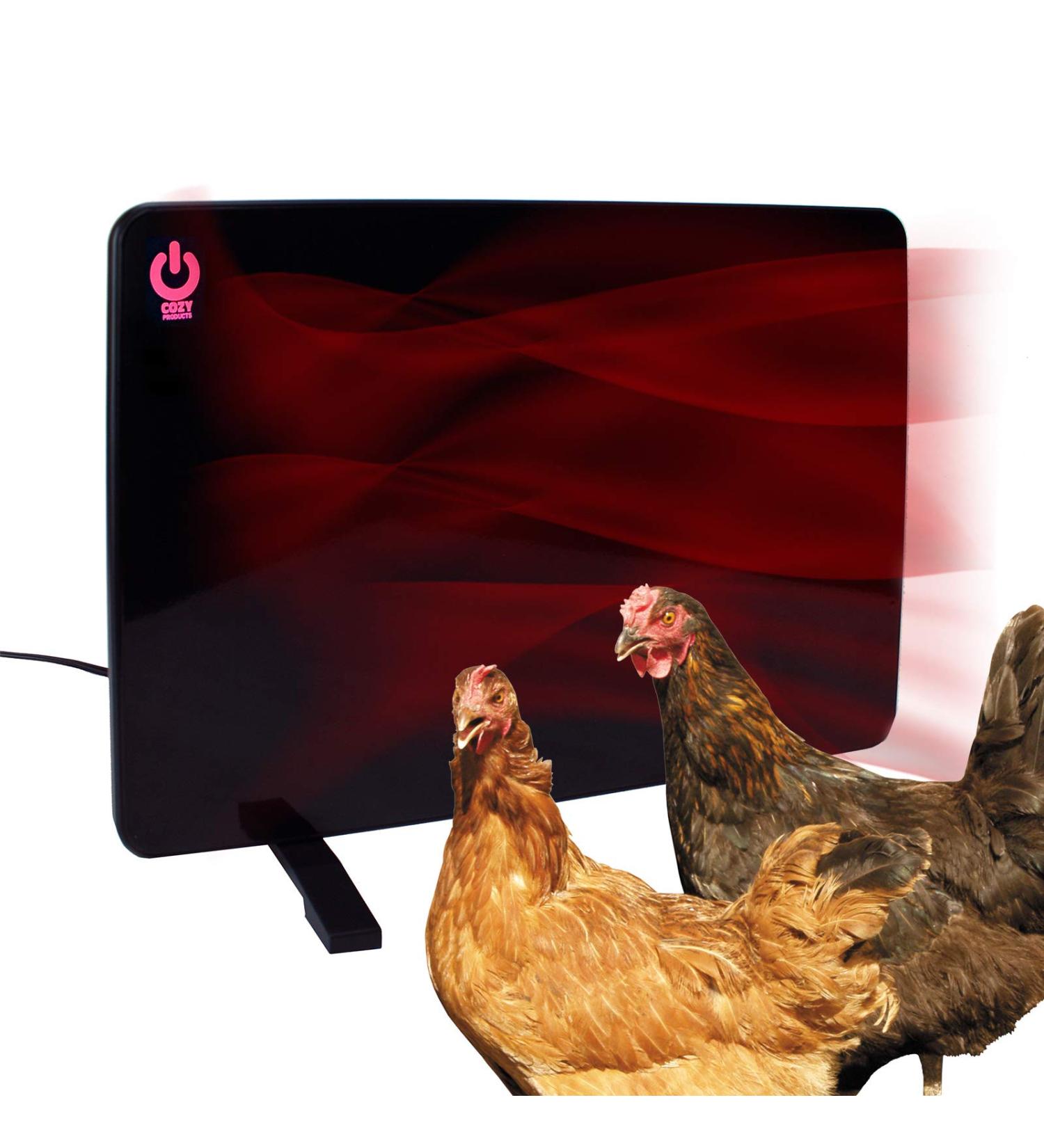 Cozy Products CL Cozy Safe Chicken Coop Heater 200 Watts Safer Than Brooder Lamps  One Size  Black - Buy Online on GoSupps.com