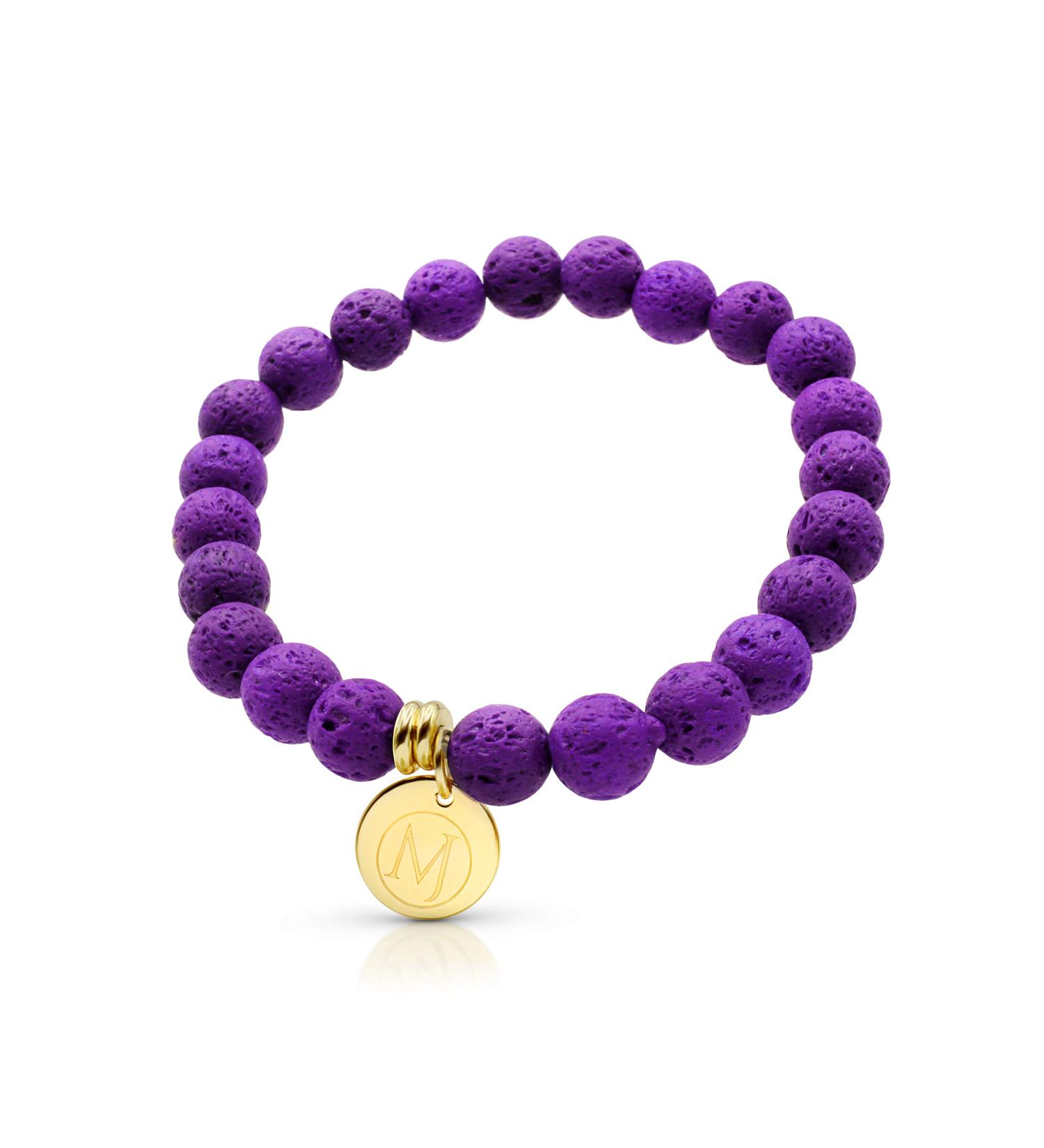 Essential Oil Bracelet for Anxiety | Aromatherapy Lava Stone Diffuser Bracelet for Men & Women - Buy Online on GoSupps.com