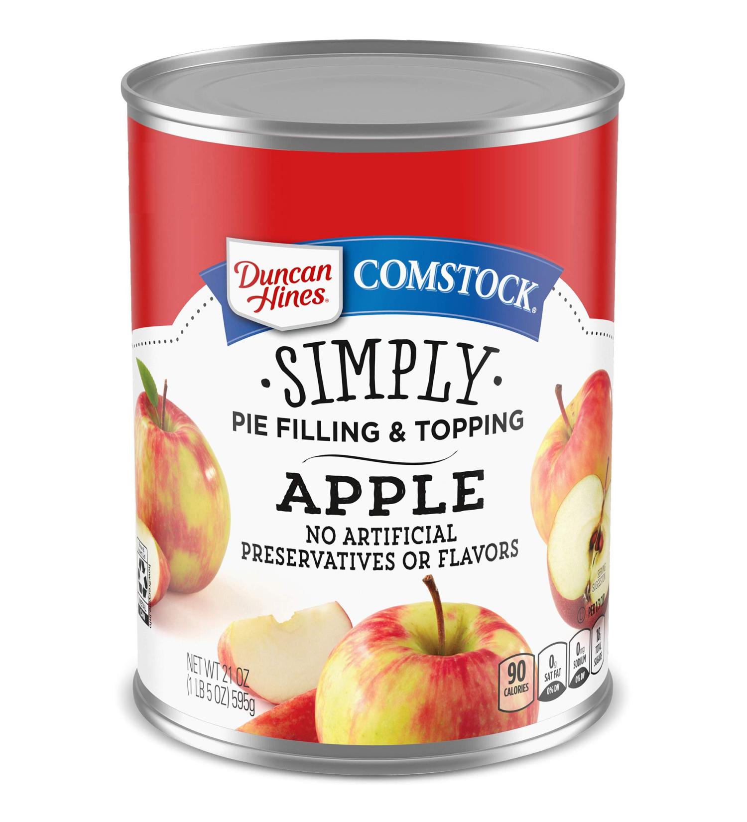 Duncan Hines Comstock Apple Pie Filling & Topping 21 oz - Buy Online on GoSupps.com