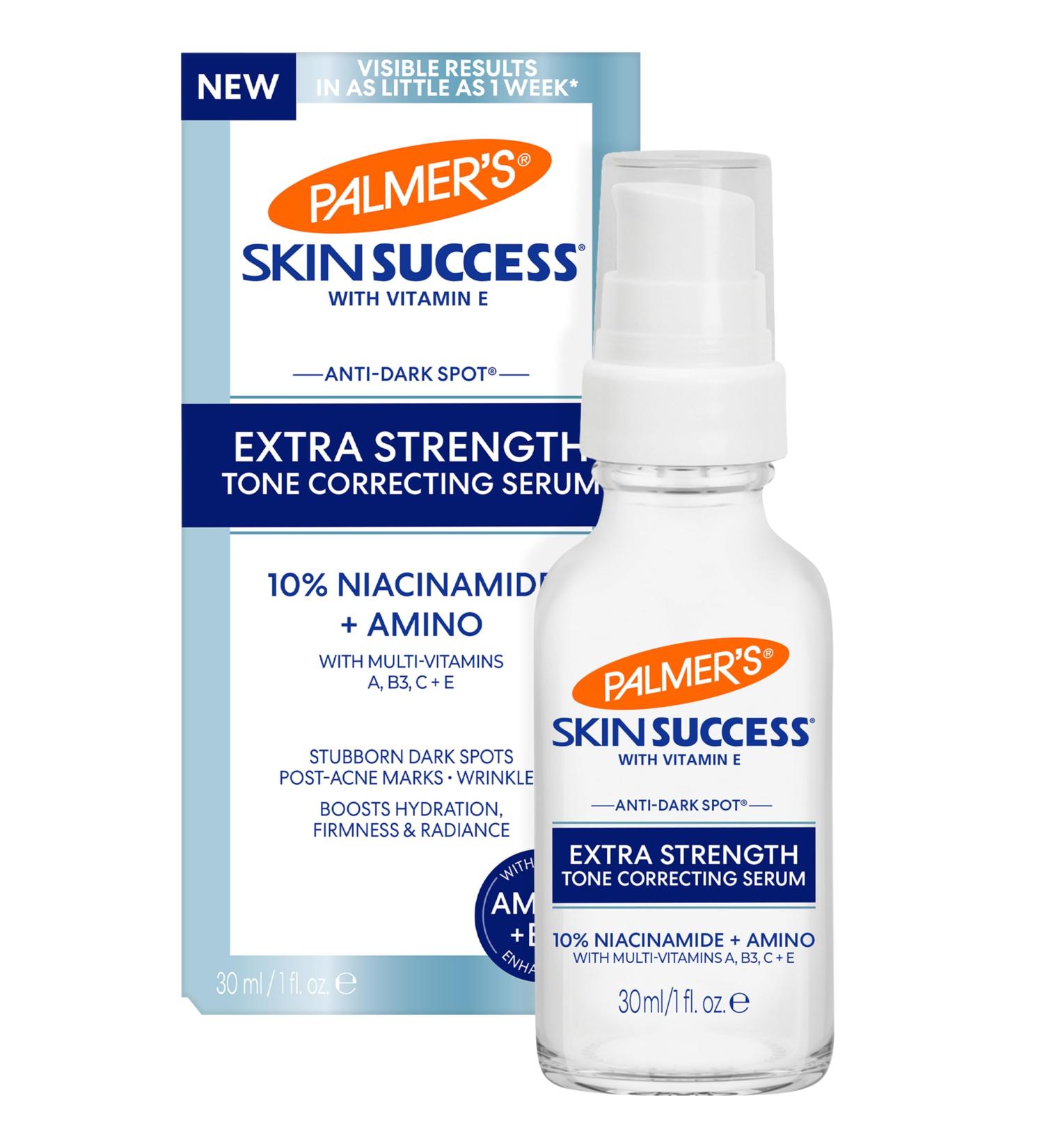 Palmer's Skin Success Extra Strength Face Serum - Dark Spot Corrector for Discoloration & Age Spots | 1.0 Fl Oz - International Shipping Available - Buy Online on GoSupps.com