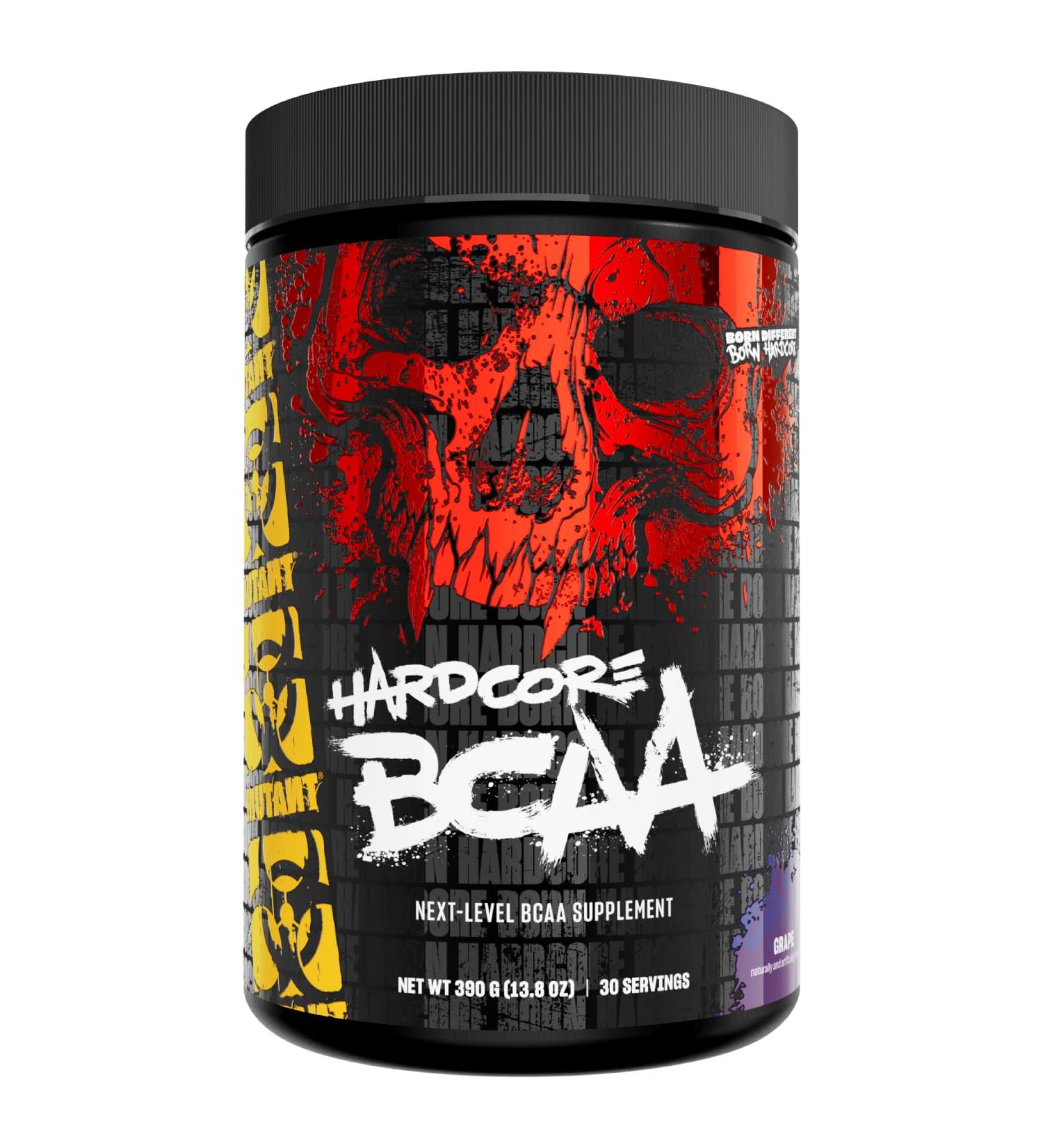 Mutant Hardcore BCAA Grape - 390g - Buy Online on GoSupps.com