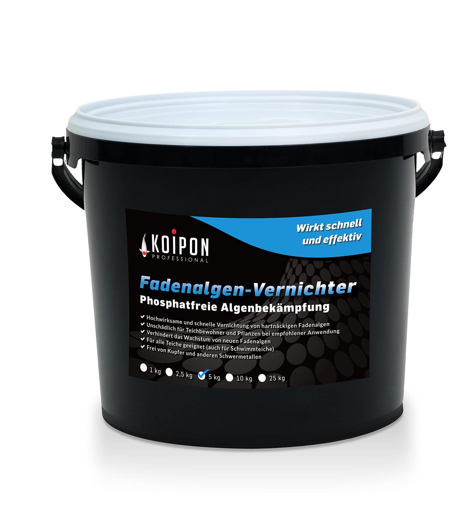 Koipon Thread Algae Destroyer 5 kg | Phosphate-Free Algae Control for Garden Ponds | Combat Thread Algae Growth - Buy Online on GoSupps.com