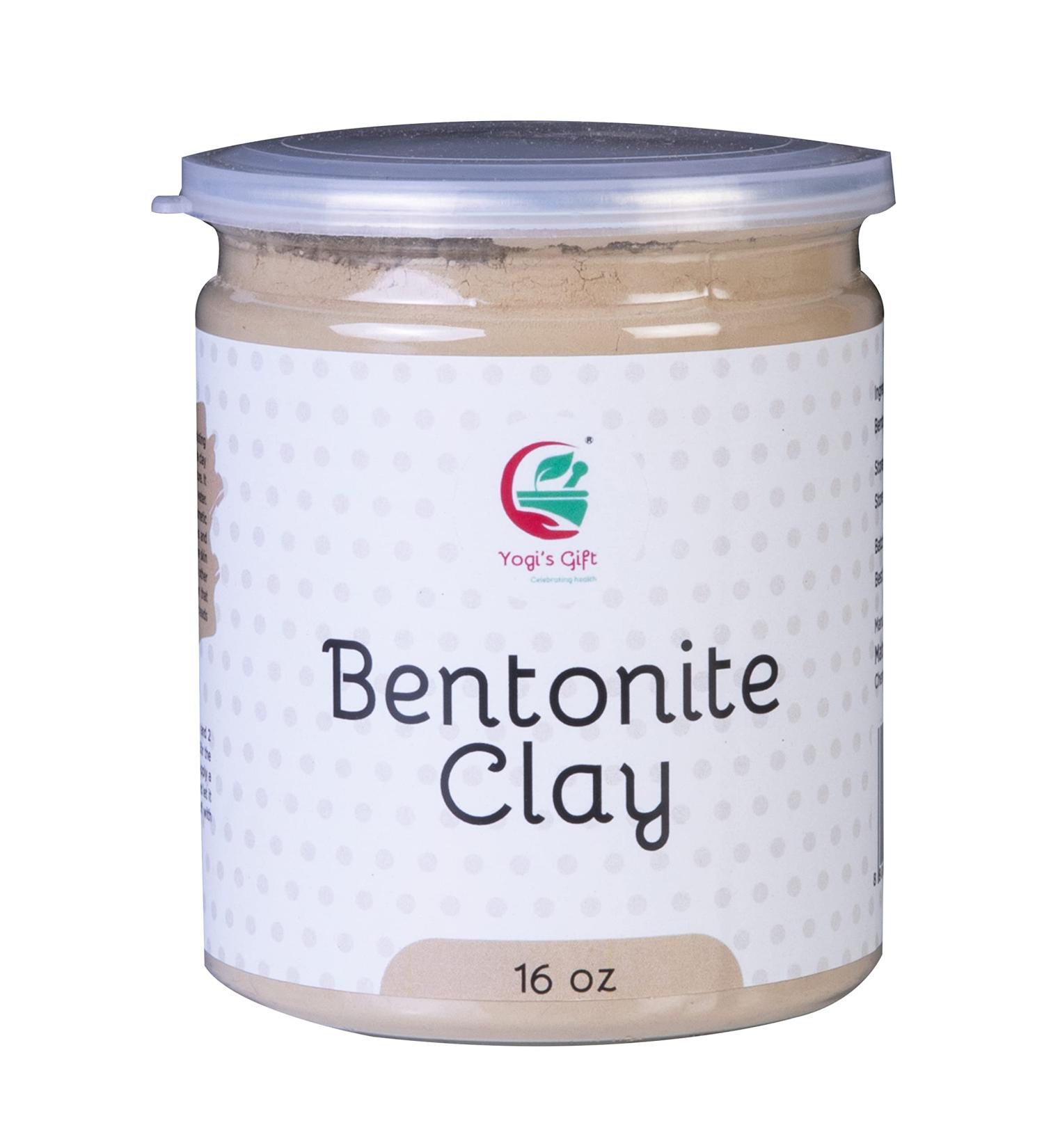 Bentonite Clay Powder 16 oz | 100% Pure Natural Clay for Face Masks & Soap Making | Yogis Gift - International Shipping Available - Buy Online on GoSupps.com