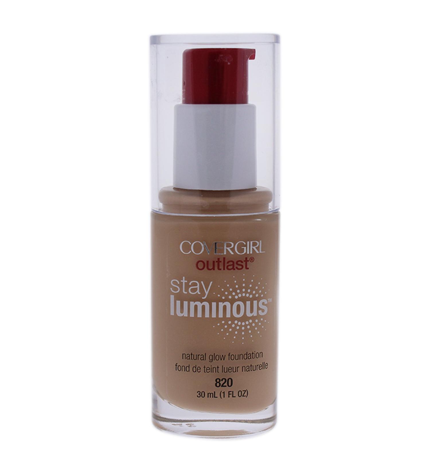 Covergirl Outlast Stay Luminous Foundation Creamy Natural 820 - 1 oz - Buy Online on GoSupps.com