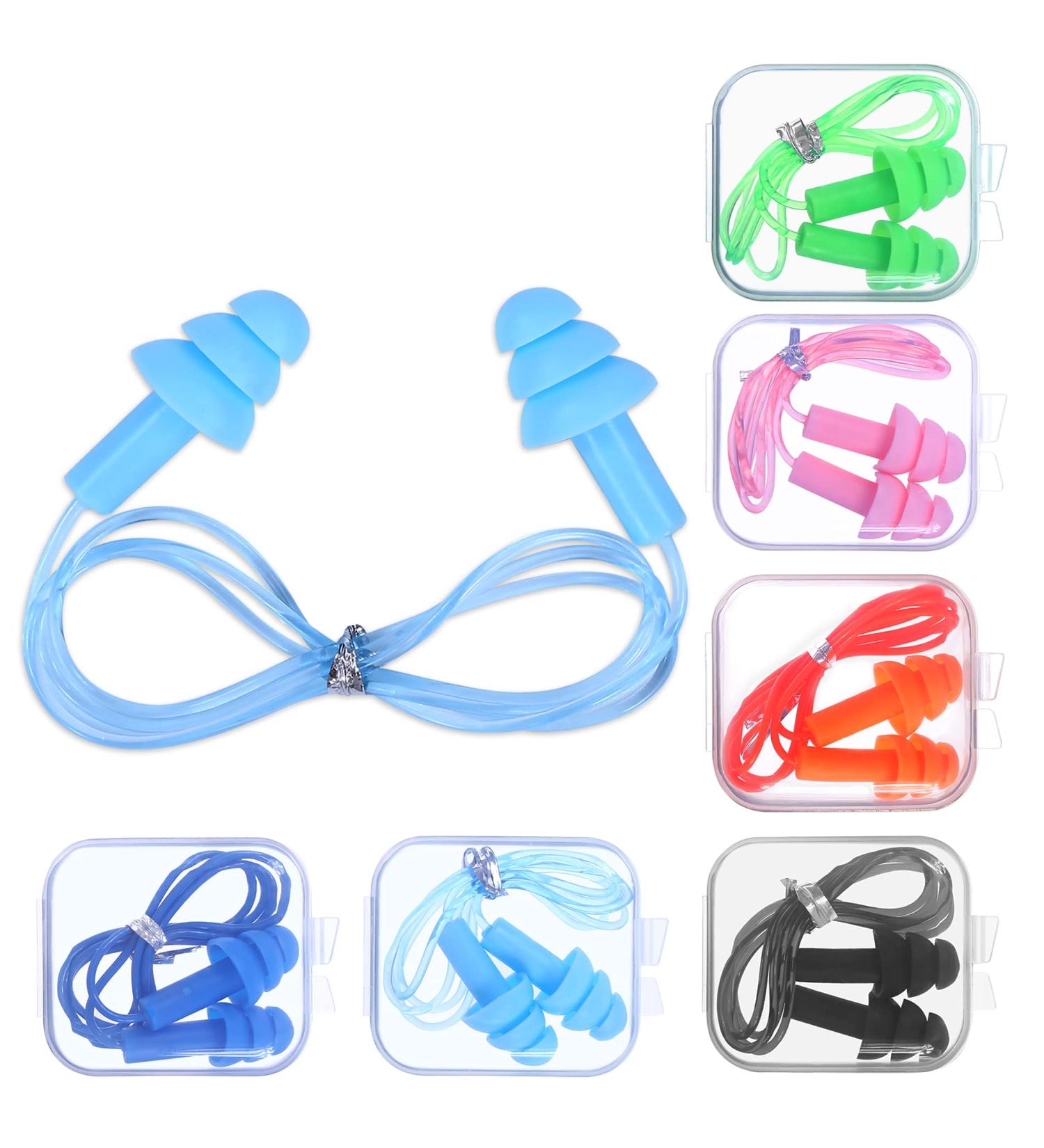 BESSELING Noise Reduction Ear Plugs for Sleeping - 6 Pairs Comfortable Silicone Earplugs - Sound Blocking for Sleep, Snoring, Swimming, Concerts, and More (6 Pack) - Buy Online on GoSupps.com