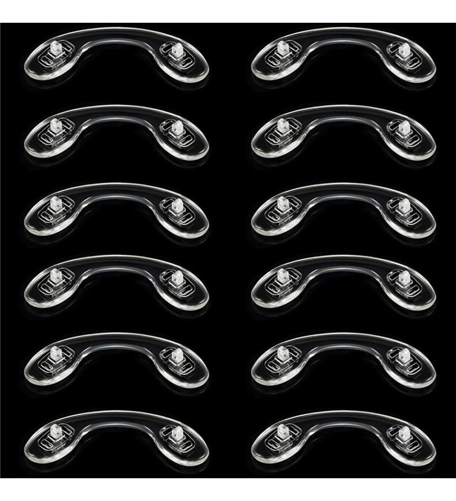 Floatdream 12 Pieces Soft Silicone Nose Pads for Glasses - Anti-Slip Screw-In Design Universal Fit - Buy Online on GoSupps.com