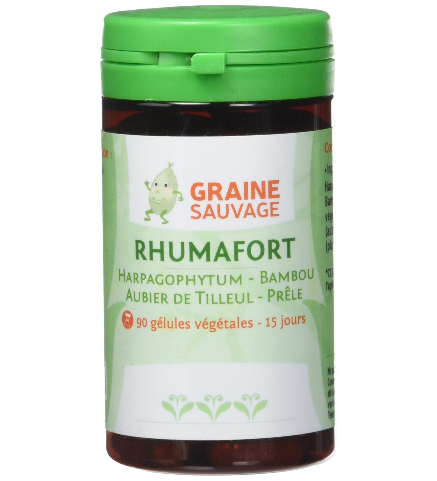 Rhumafort - 90 Capsules - Harpagophytum Bamboo Linden Sapwood Horsetail - Buy Online on GoSupps.com