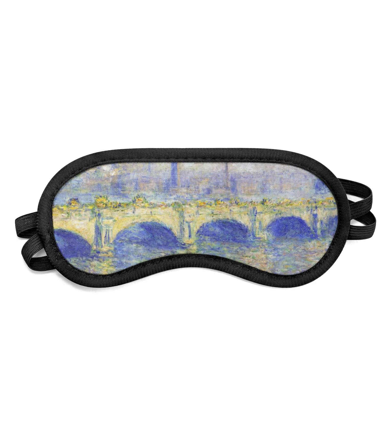 Waterloo Bridge by Claude Monet Sleeping Eye Mask - Comfortable & Stylish Sleep Solutions | International Shipping Available - Buy Online on GoSupps.com