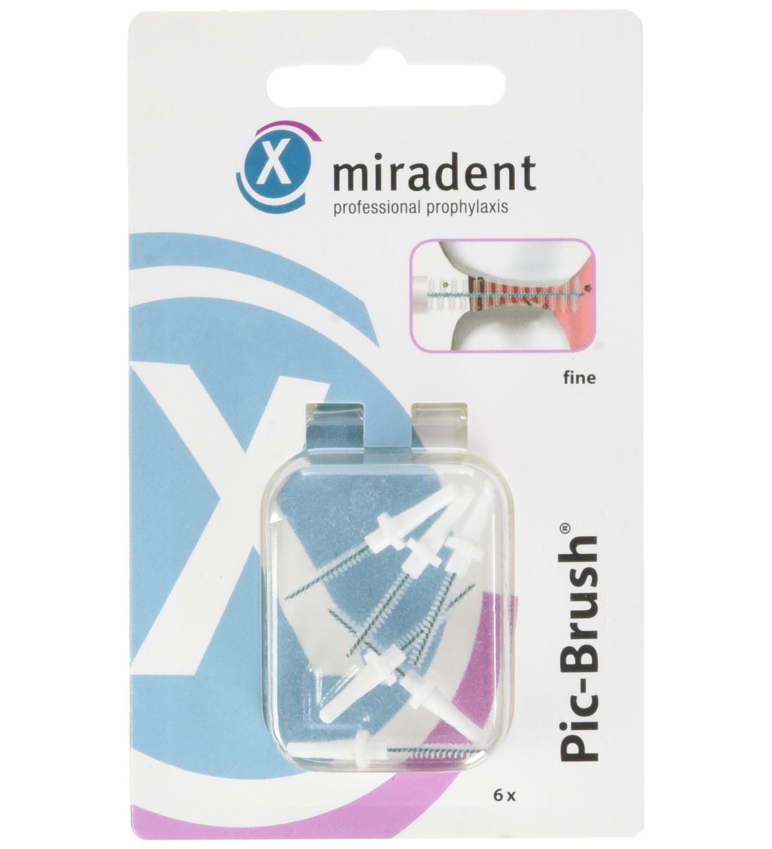 Pic-Brush Set | 6 Replacement Brushes - Premium Quality White Brush Set for Artists | International Shipping Available - Buy Online on GoSupps.com