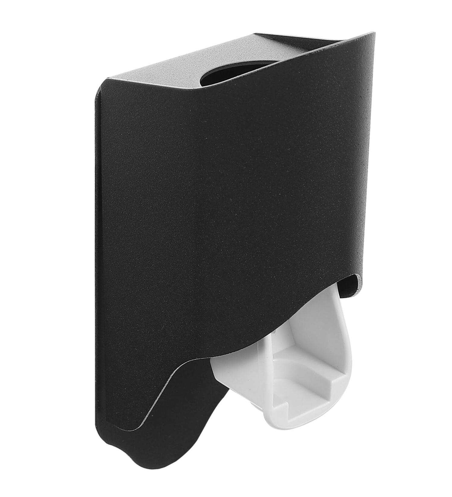 Alipis 2sets extruder punch for space-saving home-rack wall automatically mounted black squeezer tools toothbrush extrude on the wall fastened bathroom face blackx2st 11.6x6x5cmx2pcs