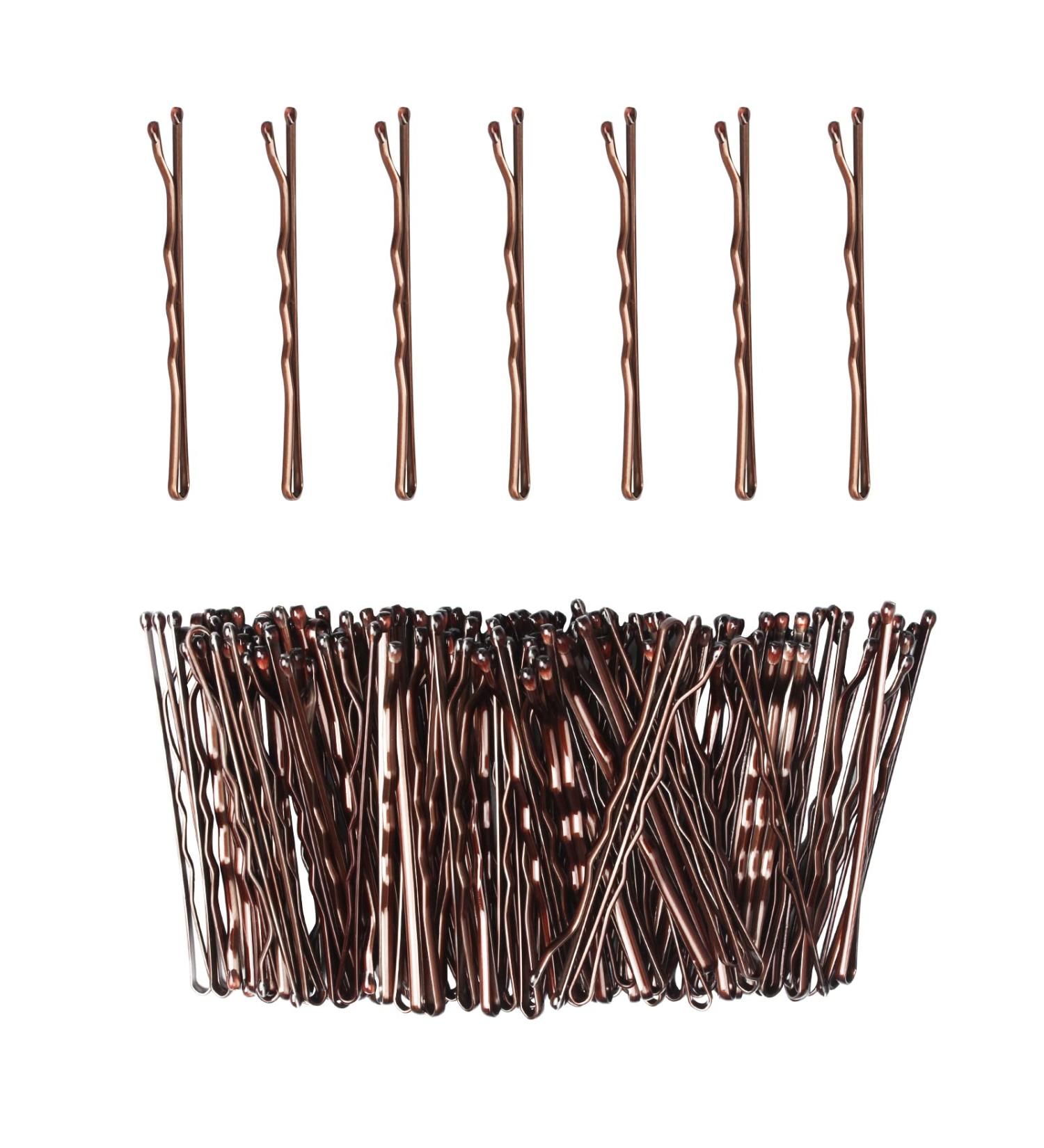YEEPSYS 100-Count Bobby Pins Set - Premium Hairpins for Kids, Girls, and Women - Suitable for All Hair Types - 5CM Brown - Buy Online on GoSupps.com
