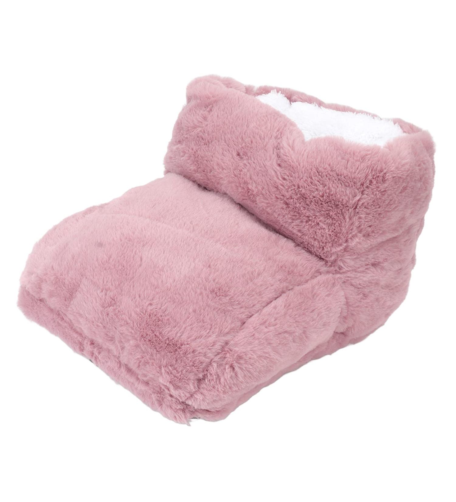 Shop 9.8 x 11.8 x 9.8 Inch Pink Electrically Heated Foot Warmers - USB Fleece Comfort & Warmth for Home Use - Buy Online on GoSupps.com