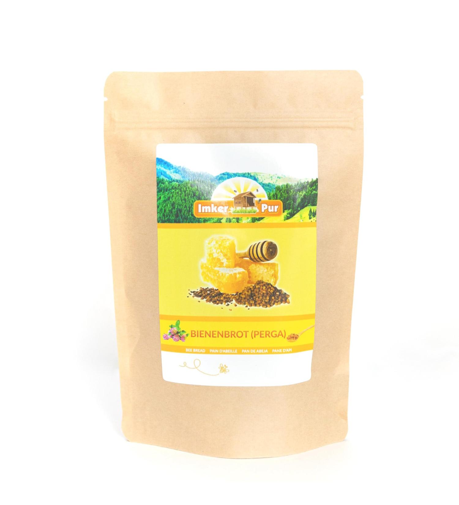 Bee bread / Perga from ImkerPur 100 g without residues or additives fermented flower pollen - Buy Online on GoSupps.com