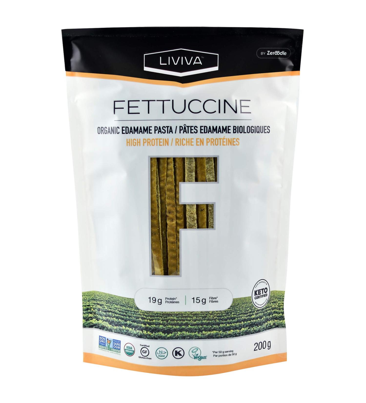 ZEROODLE Mung Bean Fettuccine Pasta 200g - Gluten-Free, Low Carb Option - Buy Online on GoSupps.com