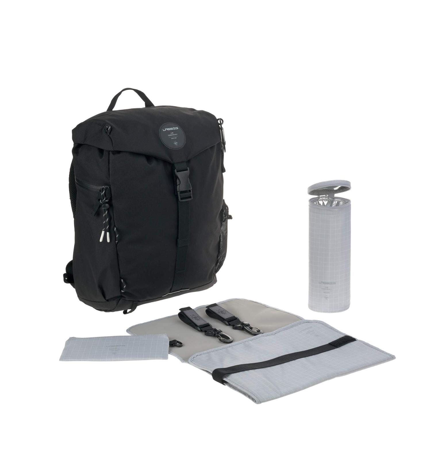 L ssig Green Label Outdoor Backpack Black - Lightweight & Durable Ideal for Travel - 850g - Buy Online on GoSupps.com