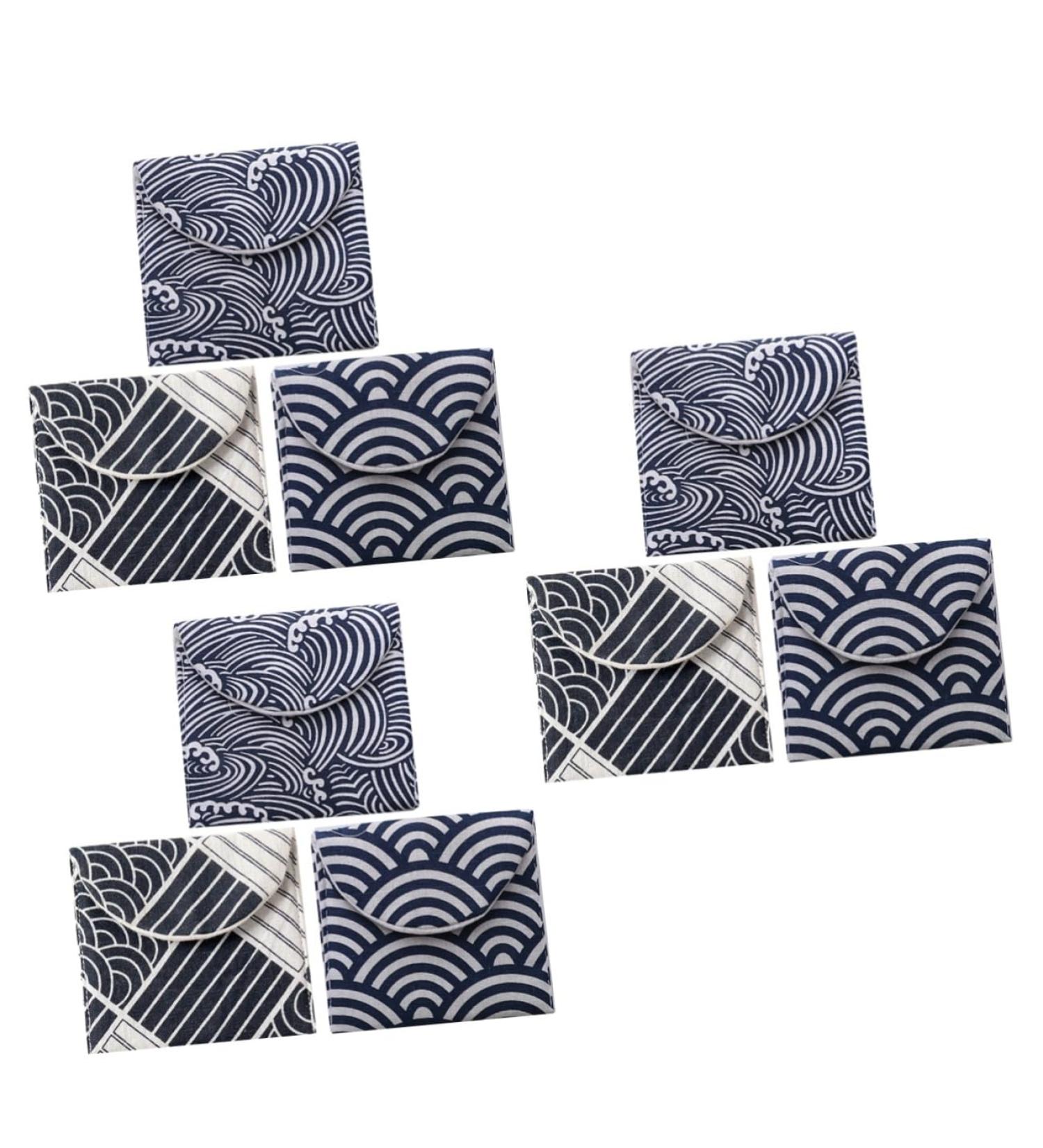 Healeeved 3-Piece Storage Bag Set for Women's Bandages & Breastfeeding Inserts - High Capacity Fabric Bags in 3 Colors (14x12cm) - Buy Online on GoSupps.com