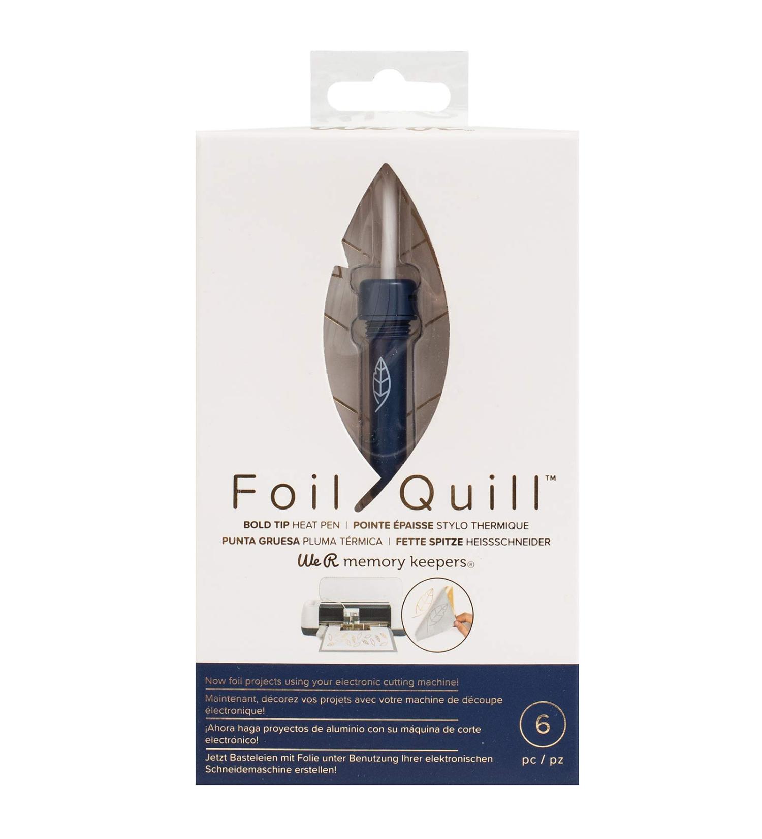 We R Memory Keepers Foil Quill Bold Tip Pen 6 Piece Set - Multicoloured - Buy Online on GoSupps.com