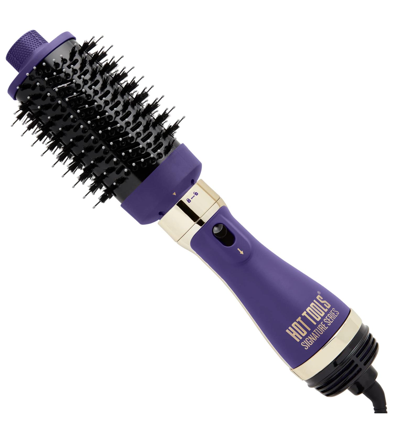 HOT Tools HTDR5589F Pro Signature One Step Volumizer and Blowout Hair Dryer Detachable Travel Friendly Oval Design Multiple Heat Settings Small Size Activated Charcoal Blue 2.4" INCH ONE STEP - Buy Online on GoSupps.com