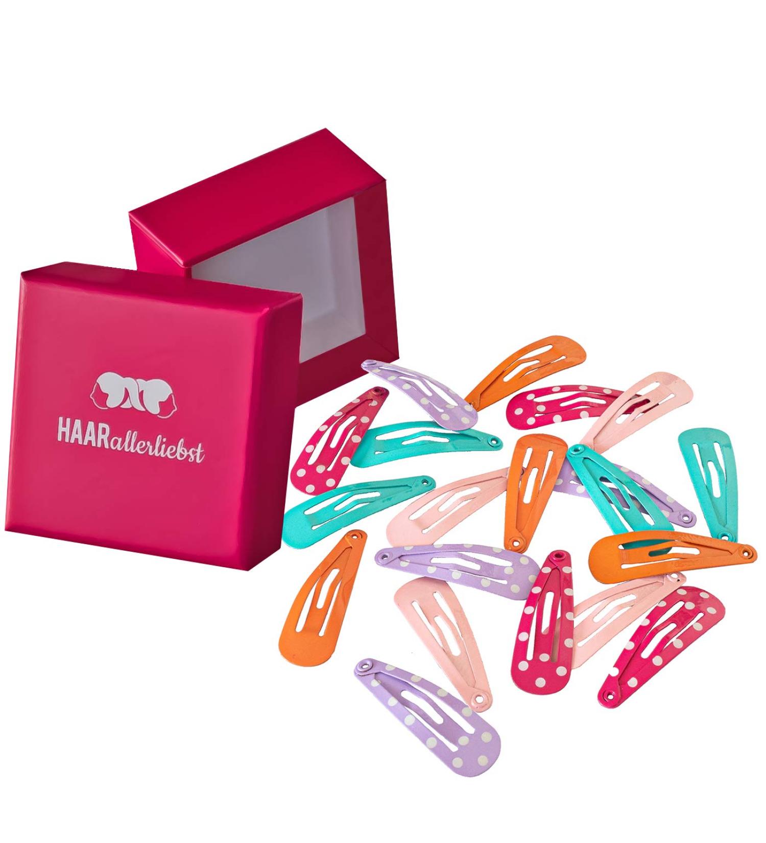 20 Pieces Hairlocks Hair Clips for Baby Girls - Colorful 3cm Mini Clips for Kids - Perfect Children's Hair Accessories - Buy Online on GoSupps.com