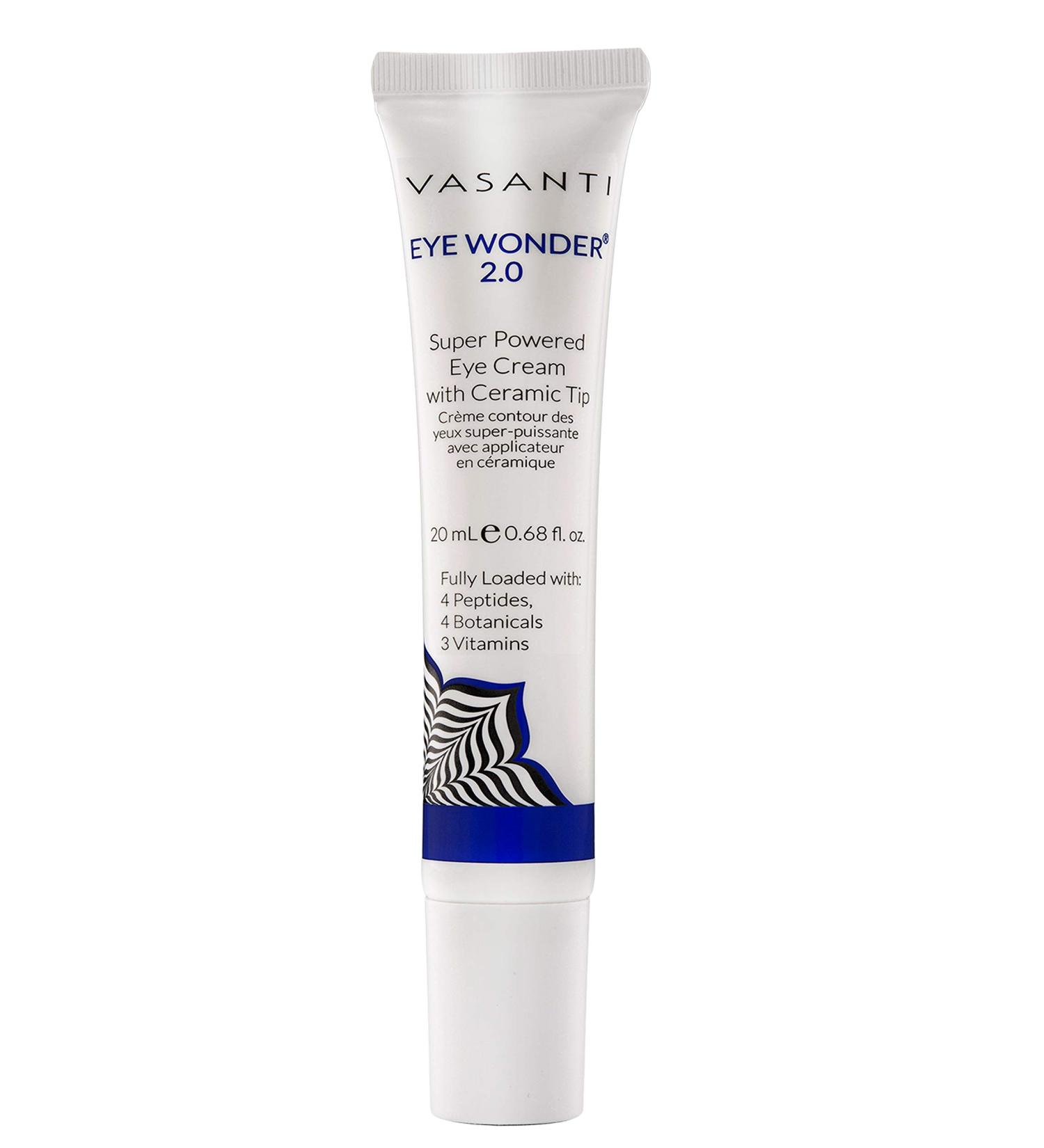 VASANTI Eye Wonder 2.0 Dark Circle & Puffiness Remover | Paraben-Free Vegan Friendly Ceramic Tip | 20mL International Shipping - Buy Online on GoSupps.com