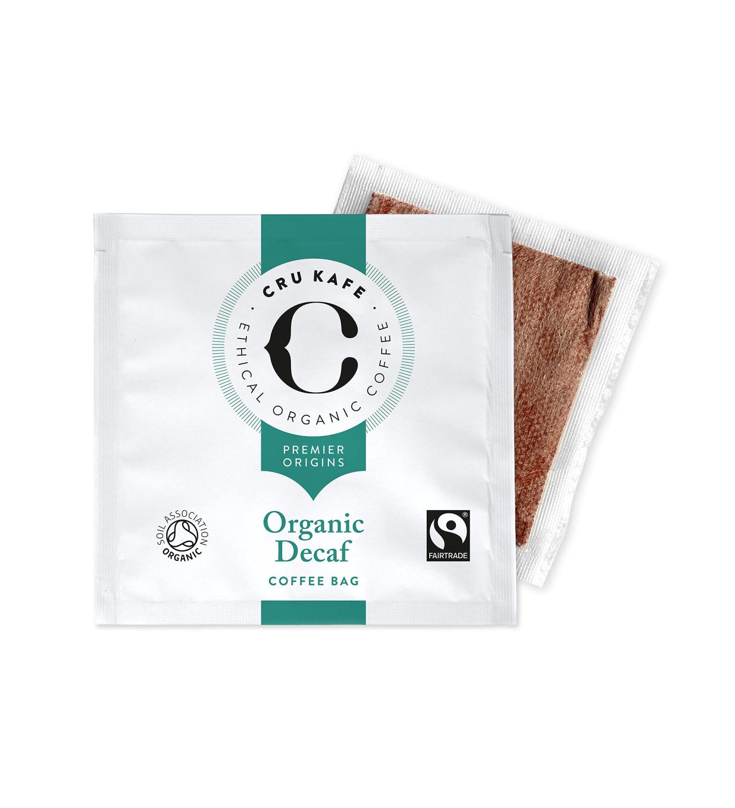 CRU Kafe Decaf Instant Coffee Bags Organic Vibrant & Deep 200 Individual Bags Decaf 1 count (Pack of 200) - Buy Online on GoSupps.com