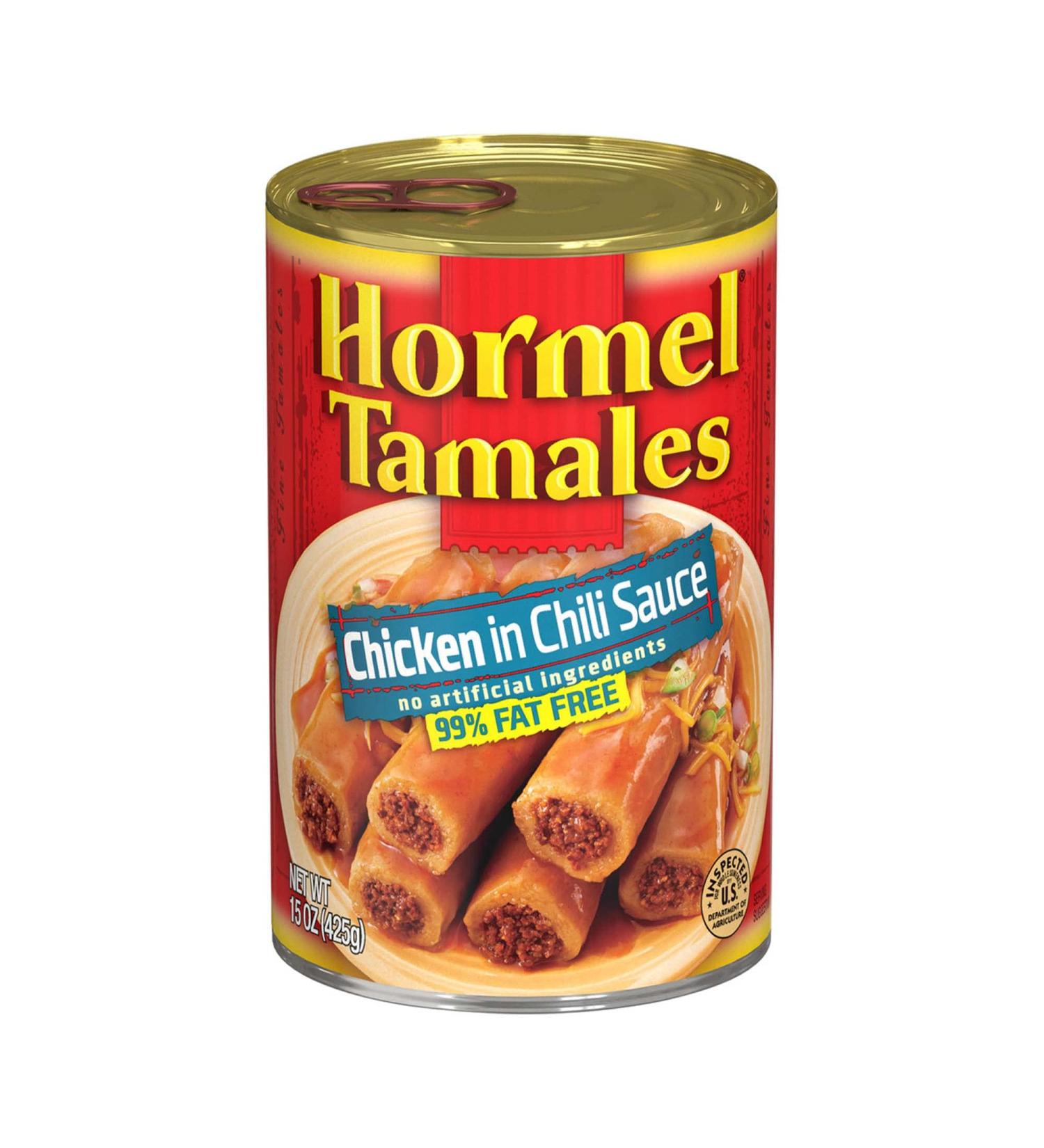 HORMEL Chicken Tamales - Authentic Canned Tamales - 15 Oz - Buy Online on GoSupps.com