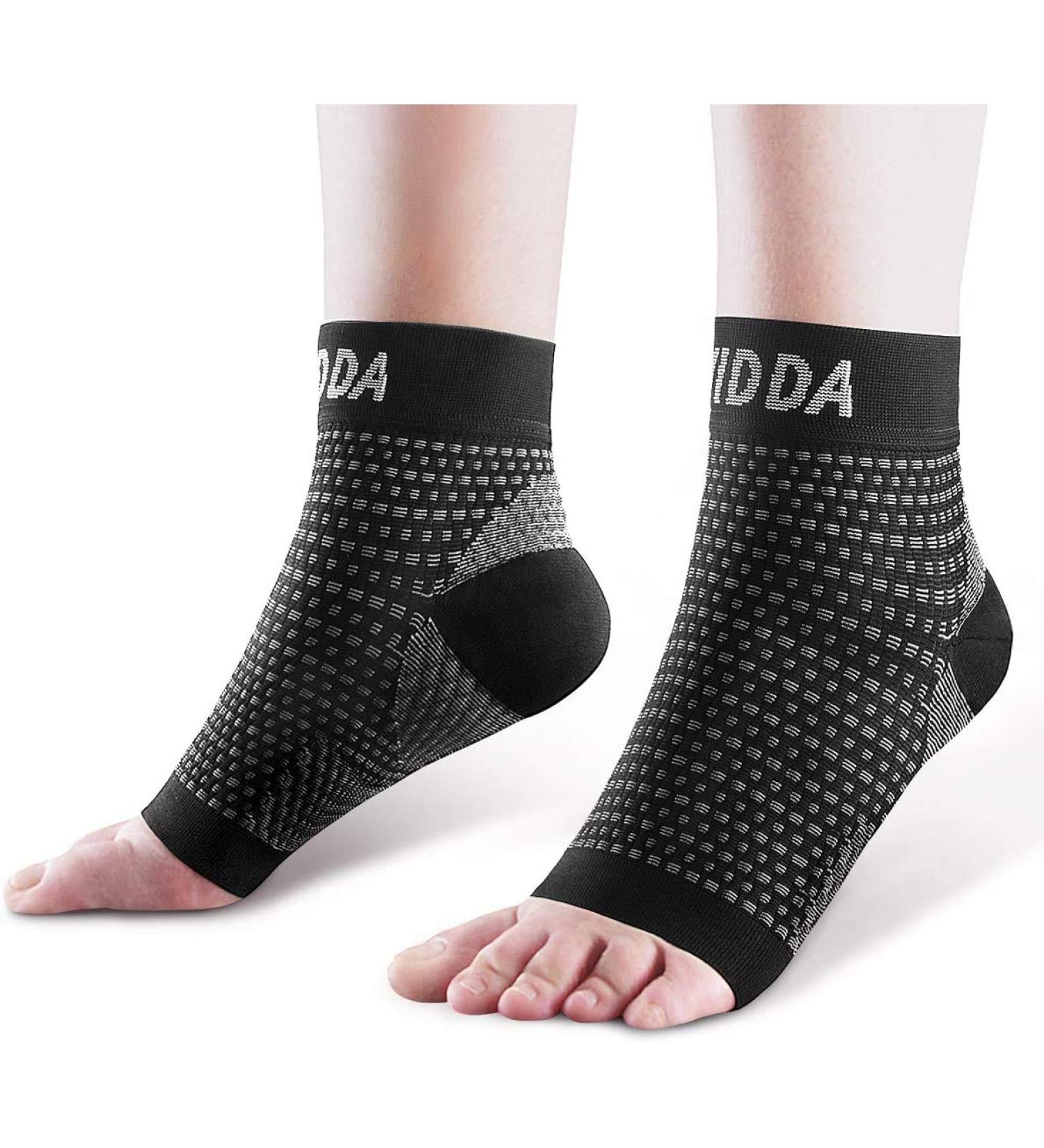AVIDDA Plantar Fasciitis Compression Foot Sleejsonjarer, 2 Pairs - Ankle Support Brace for Men and Women - Buy Online on GoSupps.com