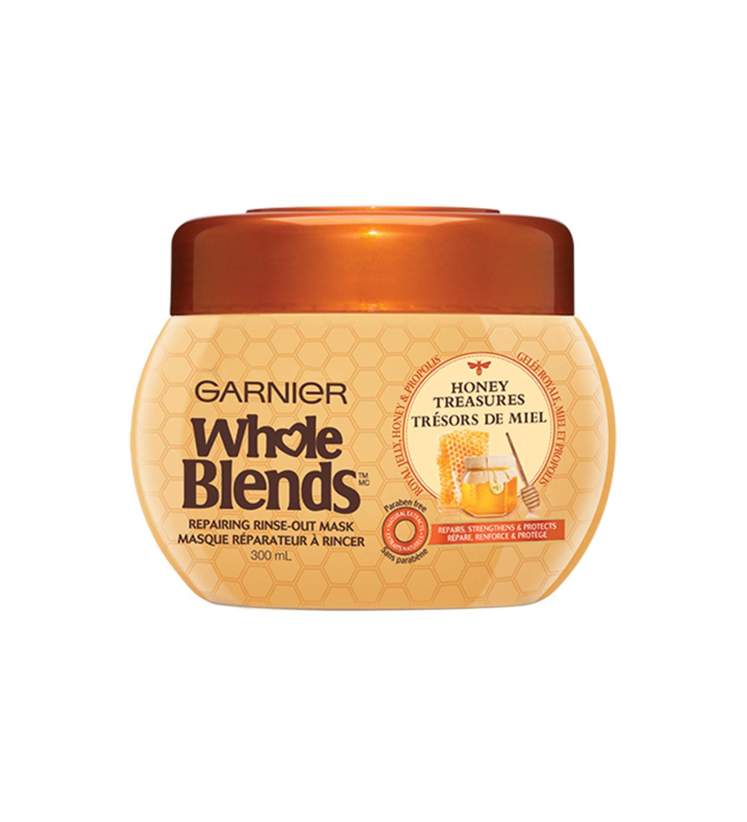 Garnier Whole Blends Repairing Mask Honey Treasures 10.1 oz - Hydrating Hair Care - Buy Online on GoSupps.com