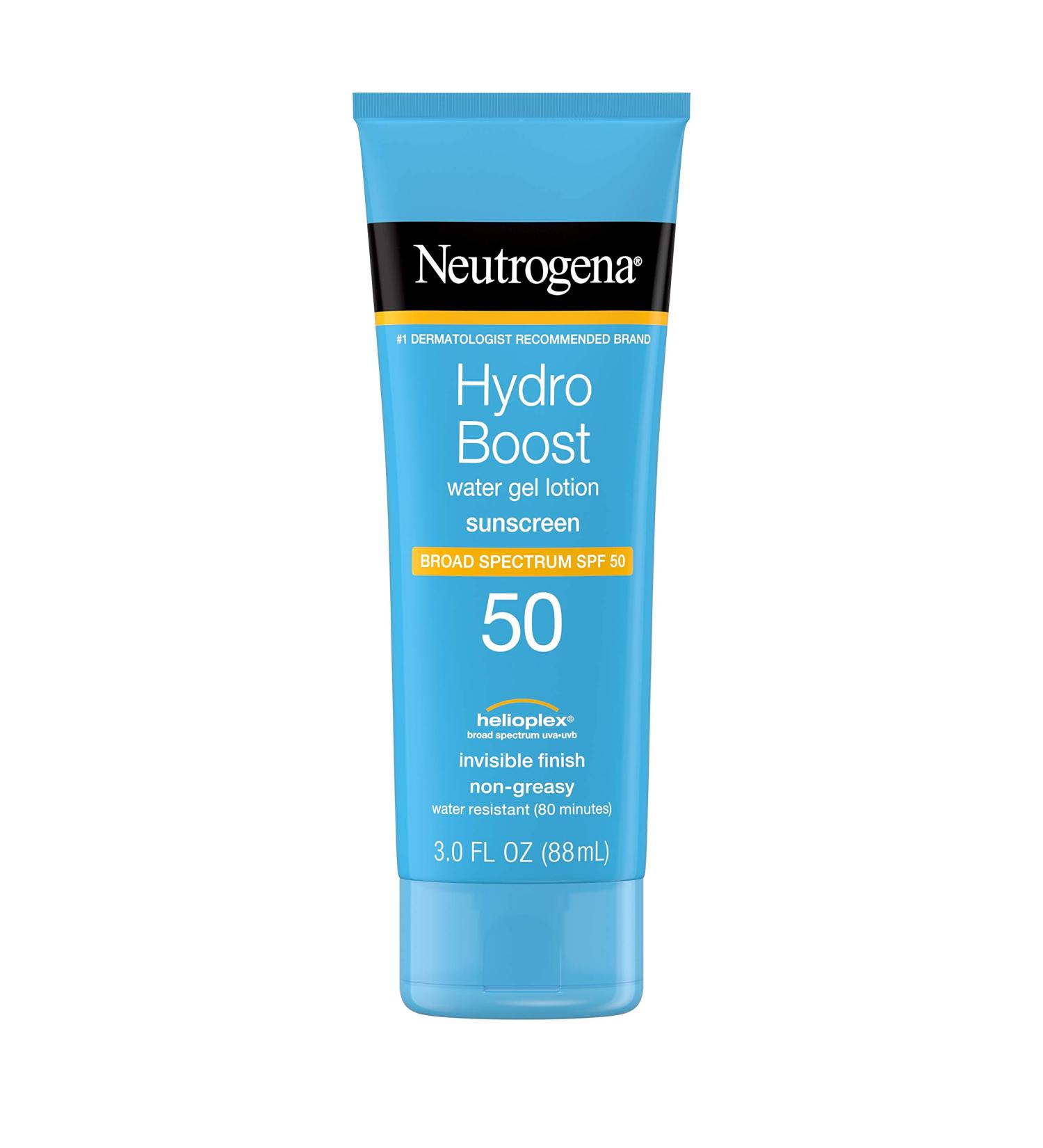 Neutrogena Hydro Boost SPF50 Water Gel 3 oz. (2 Pack) - Hydrating Sunscreen - Buy Online on GoSupps.com