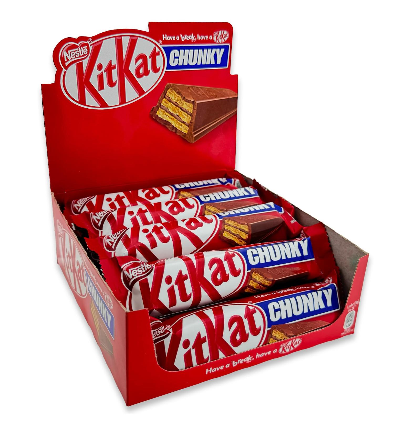 Nestlé KitKat Chunky Pack of 12, 38 g
