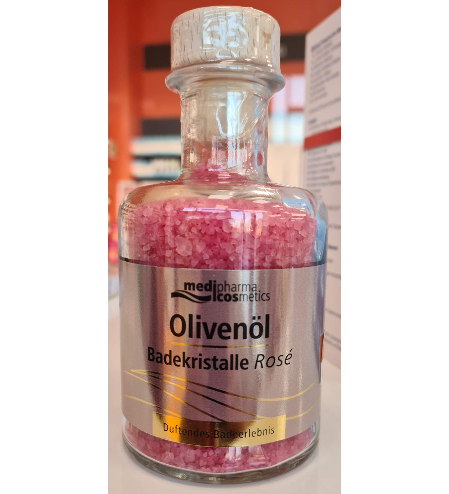Premium Olive Oil Bathing Crystals with Rose - 250g for Luxurious Skincare | International Shipping Available - Buy Online on GoSupps.com