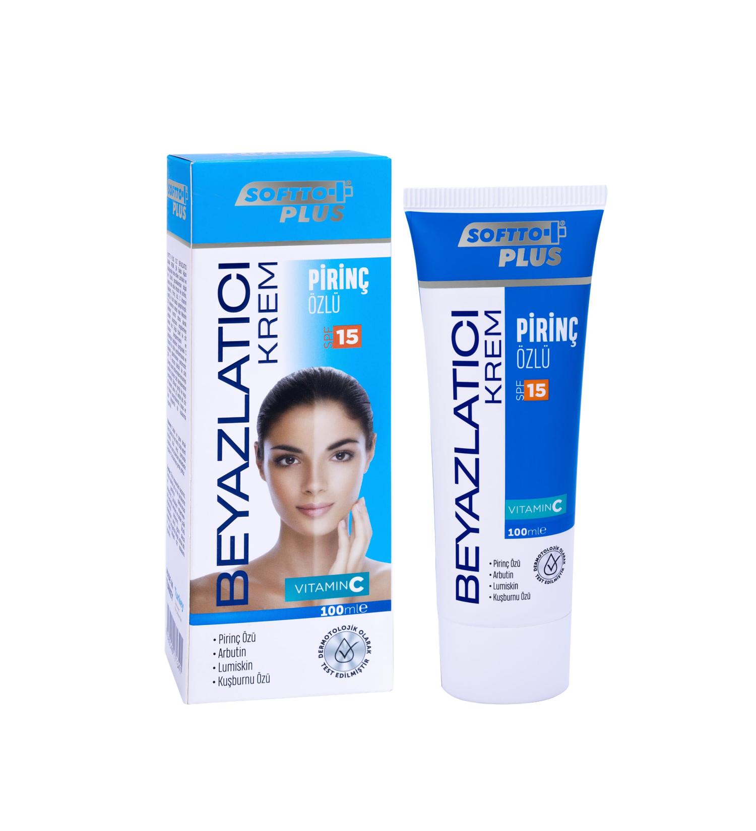 Jowe Softto+Plus Whitening Cream SPF15 - Rice Extract Skin Care for Clearer Skin