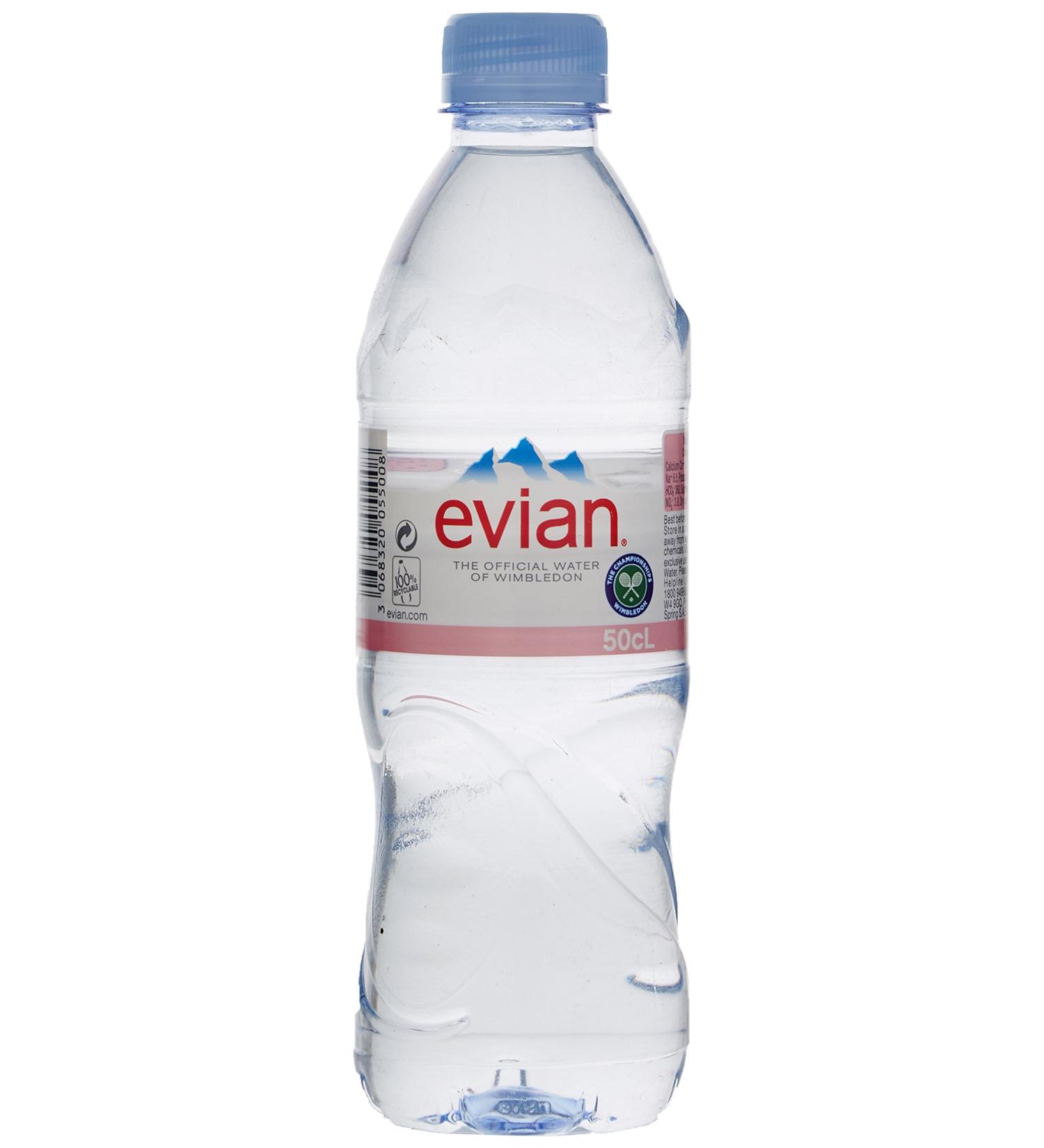 Evian Still Natural Mineral Water 500ml - Pure and Refreshing Hydration - Buy Online on GoSupps.com