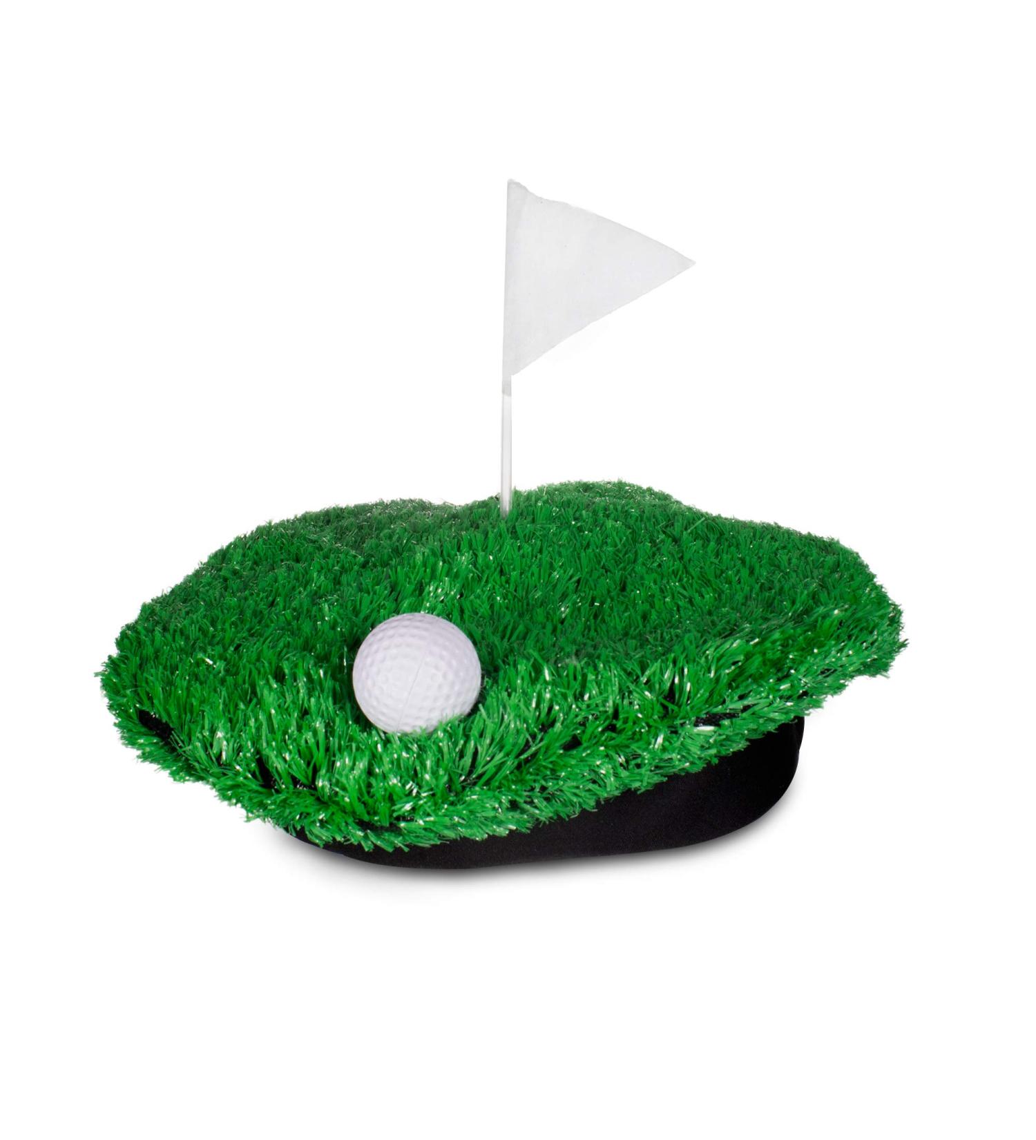 Windy City Novelties - Hole-in-One Golf Green Turf Beret Hat St. Patricks Day Party Acessories Golf Accessories Golf Wear Crazy Hat Day