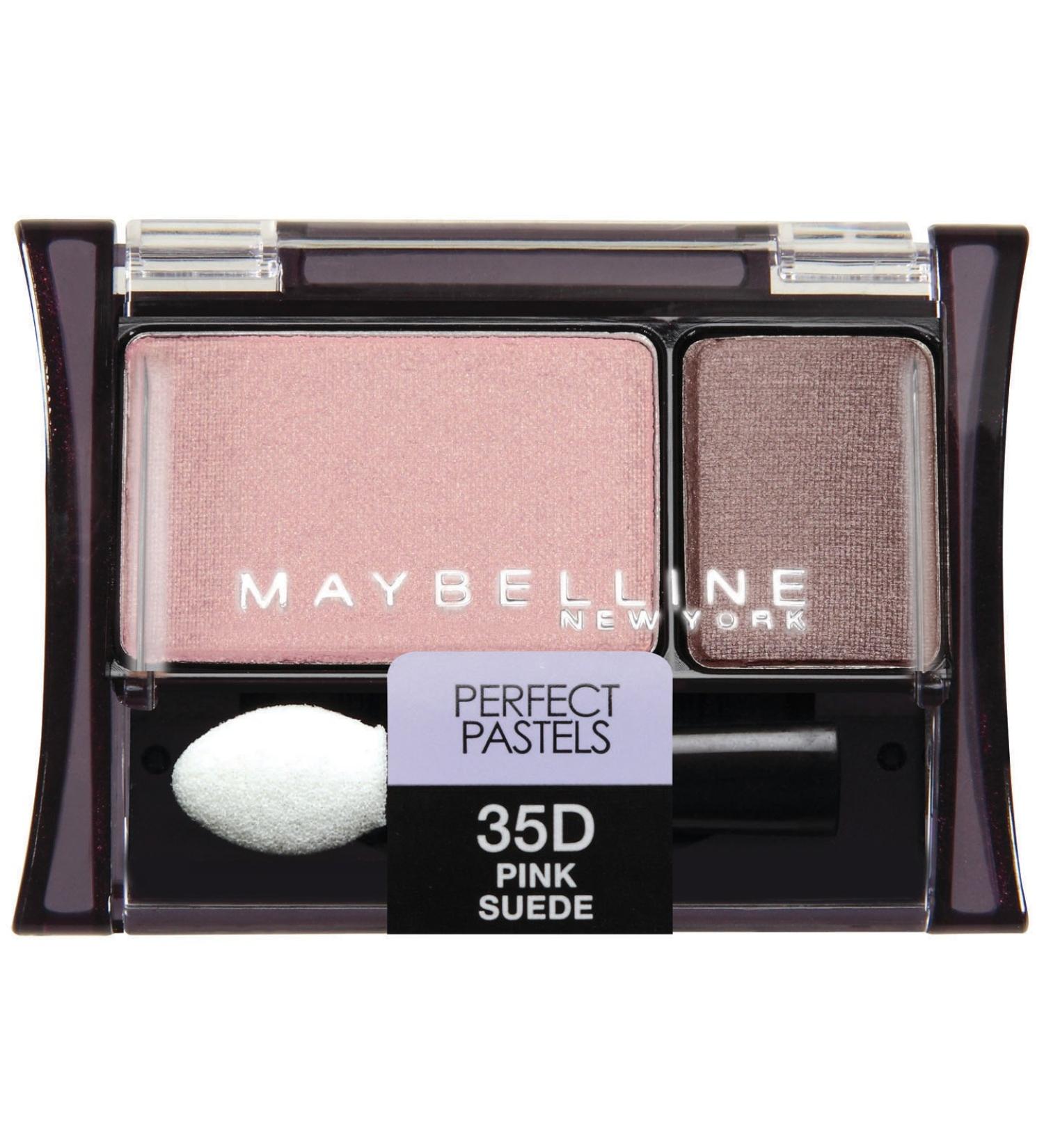 Maybelline New York Expert Wear Eyeshadow Duos  Pink Suede 35d  0.08 Ounce