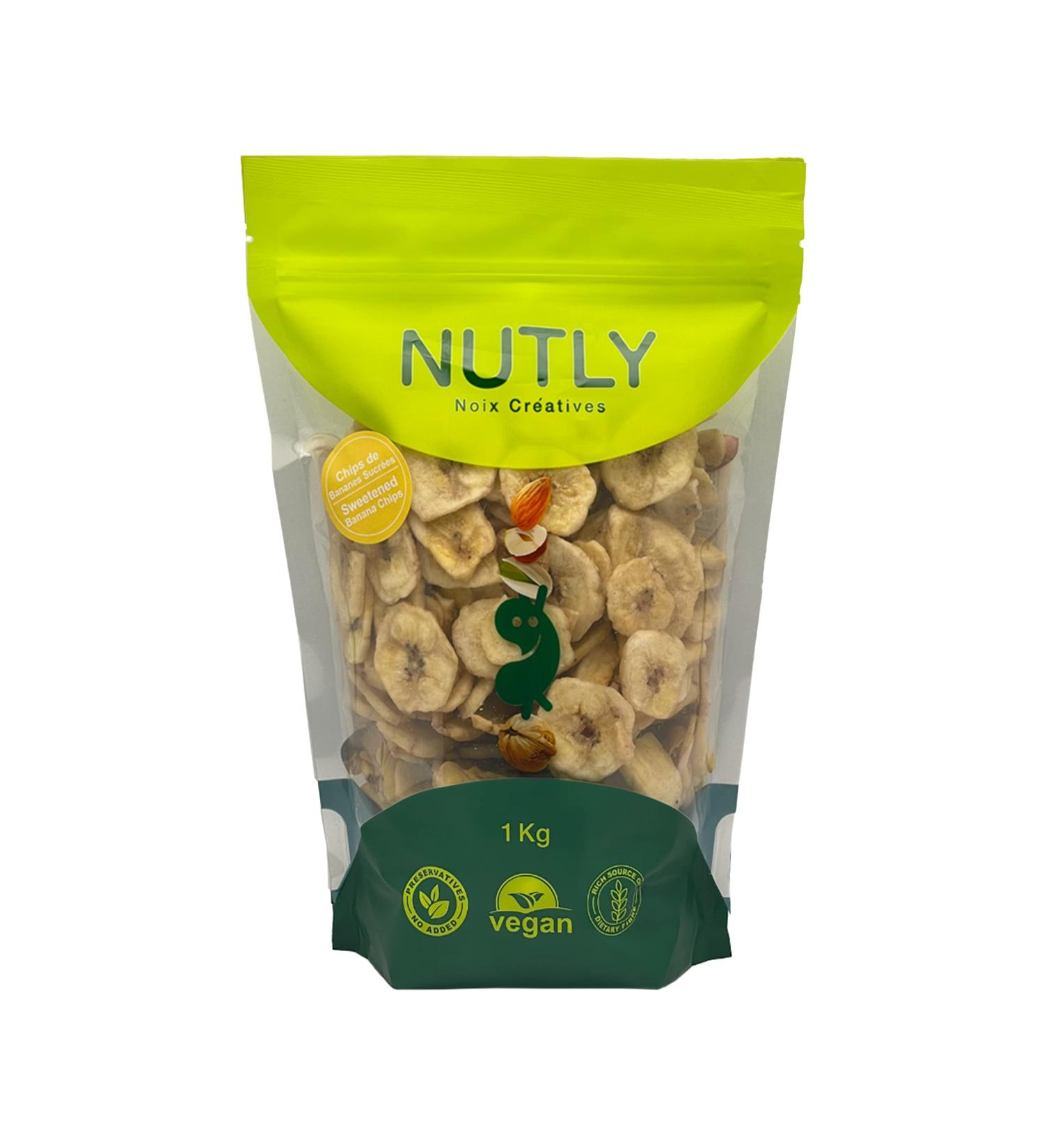 Banana Chips NUTLY (1 kg) - Buy Online on GoSupps.com
