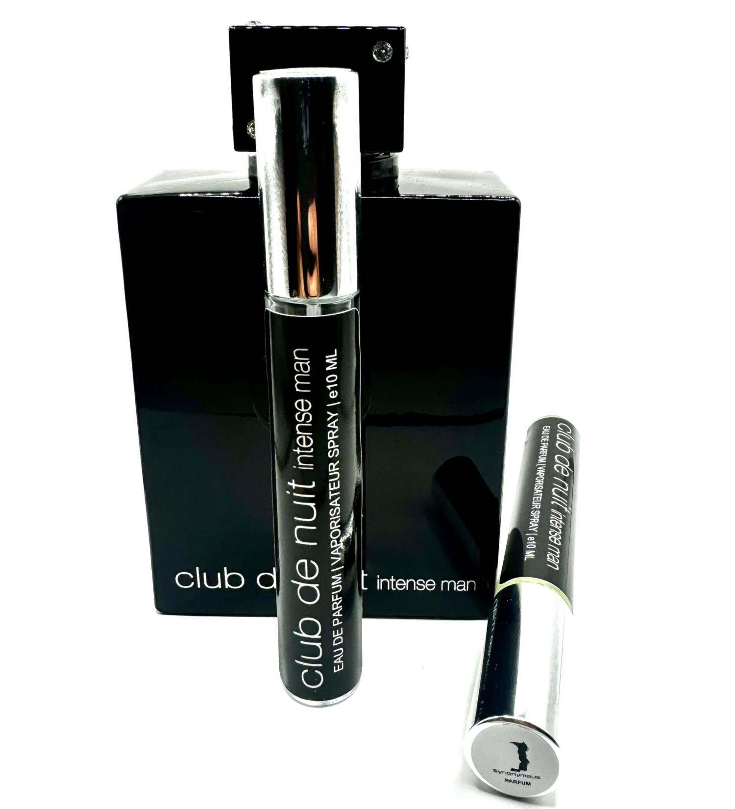 Club de nuit Intense Man EDP 10 ML. by Synonymous Personal -Travel Size Edition 2 PACK(Large bottle not included) - Buy Online on GoSupps.com