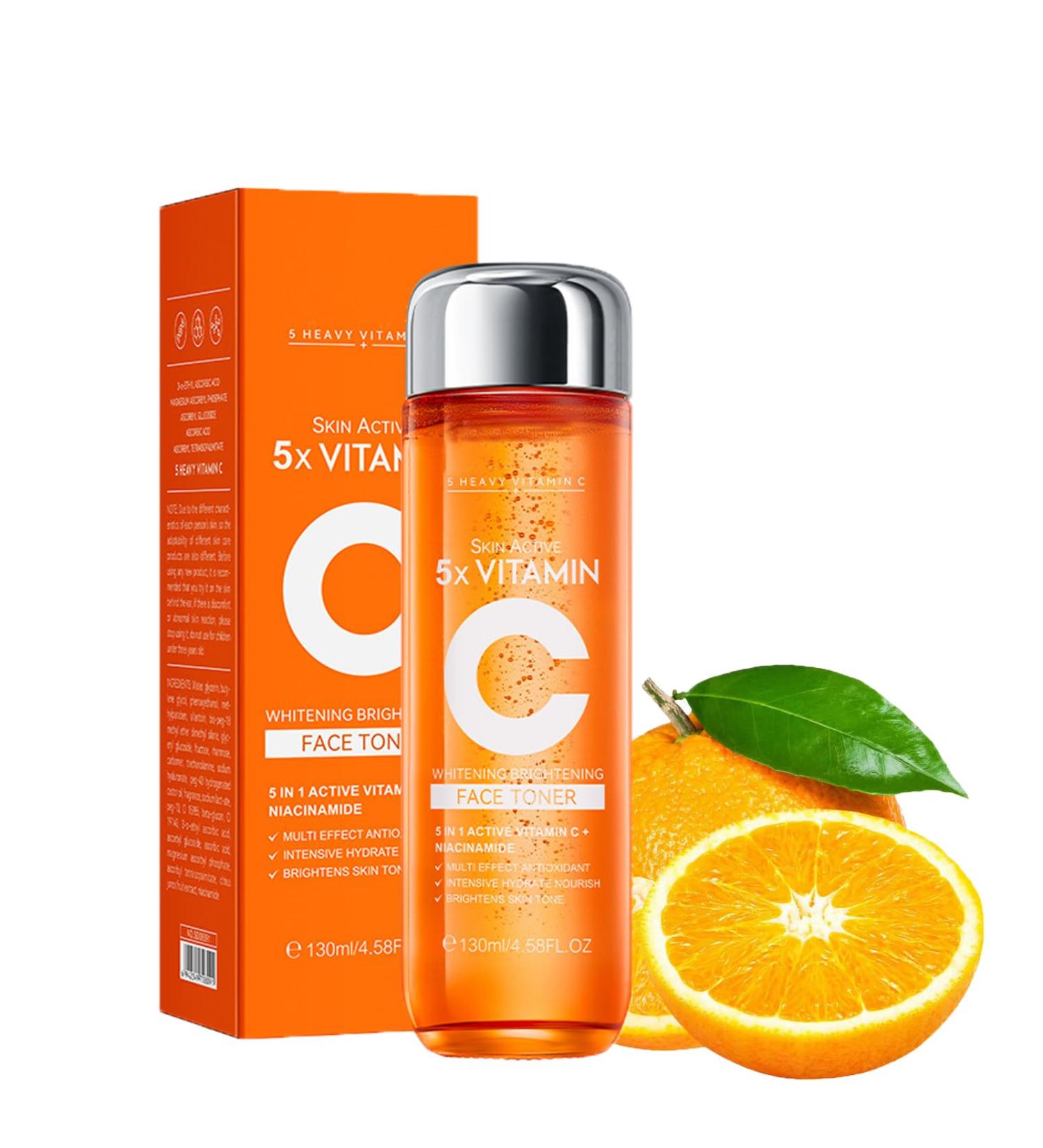 5X Vitamin C Toner Korean Vitamin C Toner 5 En 1 Vitamina C Serum FaceToner (1) - Buy Online on GoSupps.com