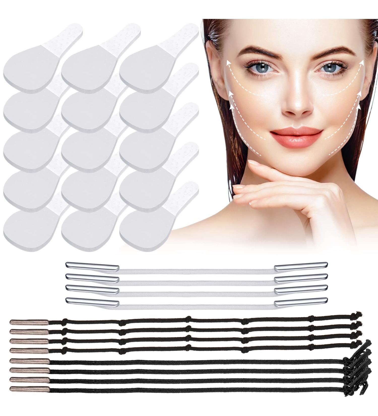 Face Lifting Tapes and Patches Set for Women - 172 Pcs Invisible Adhesive Lift Bands for Neck and Eye, Quick Saggy Skin Beauty Solution - Buy Online on GoSupps.com
