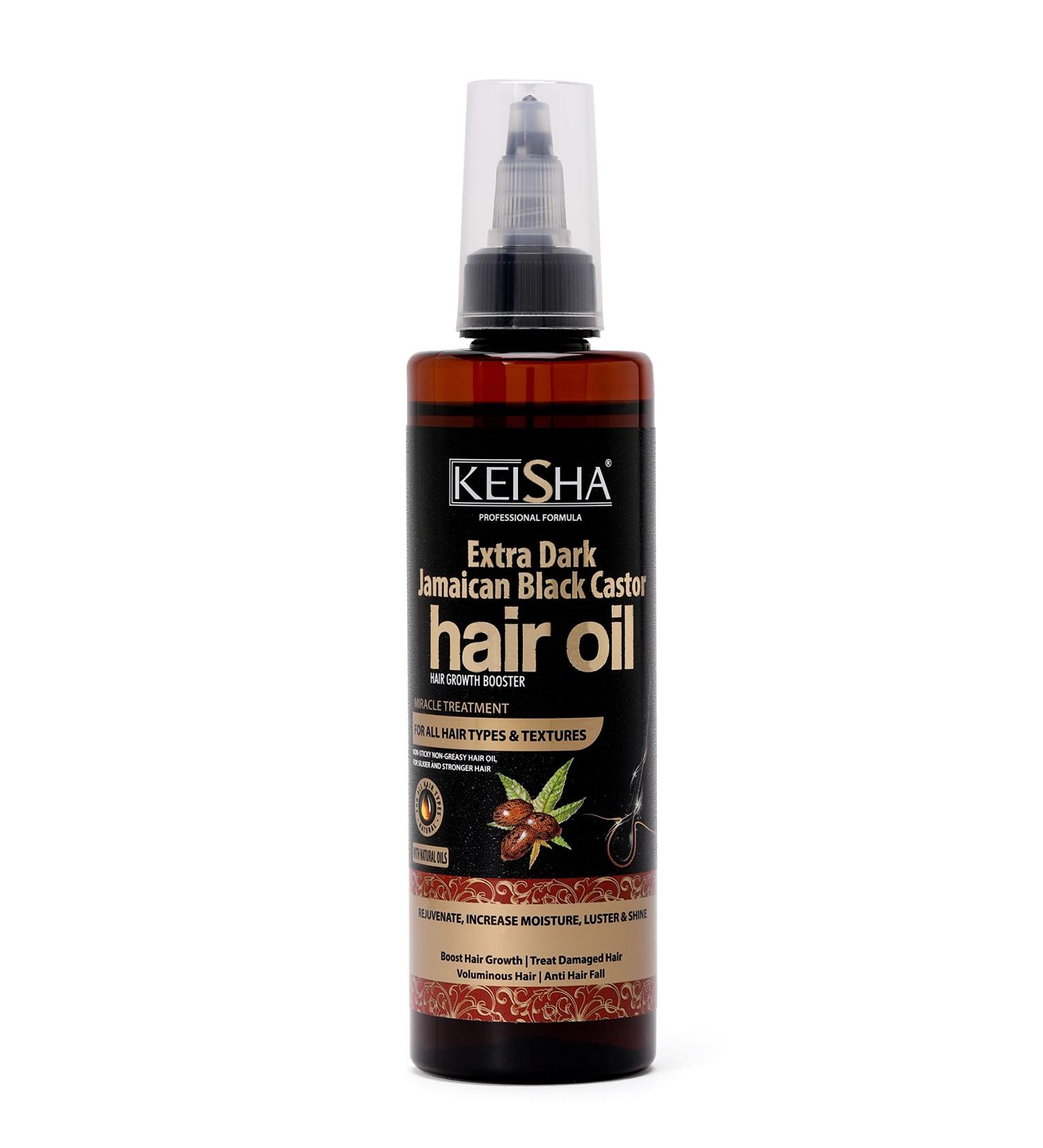 Keisha Extra Dark Jamaican Black Castor Hair Oil 150ml hair growth booster