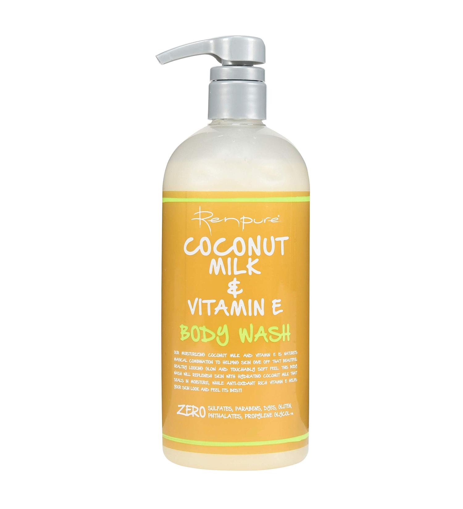 Renpure Coconut Milk & Vitamin E Body Wash 34 fl oz